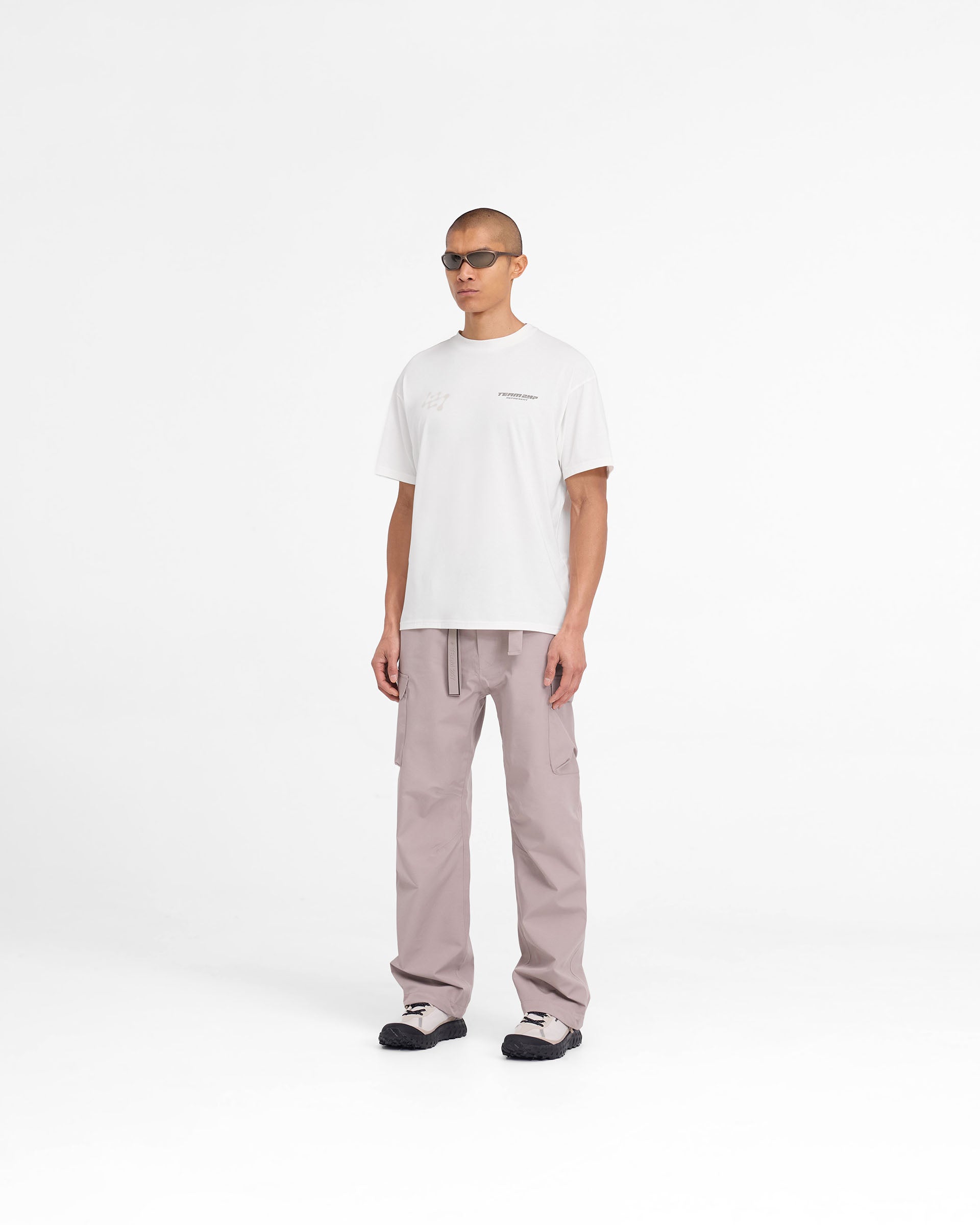T-shirt oversize 247 Future Terrains - Blanc mat