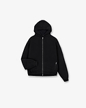 Sweat à capuche zippé surdimensionné Initial