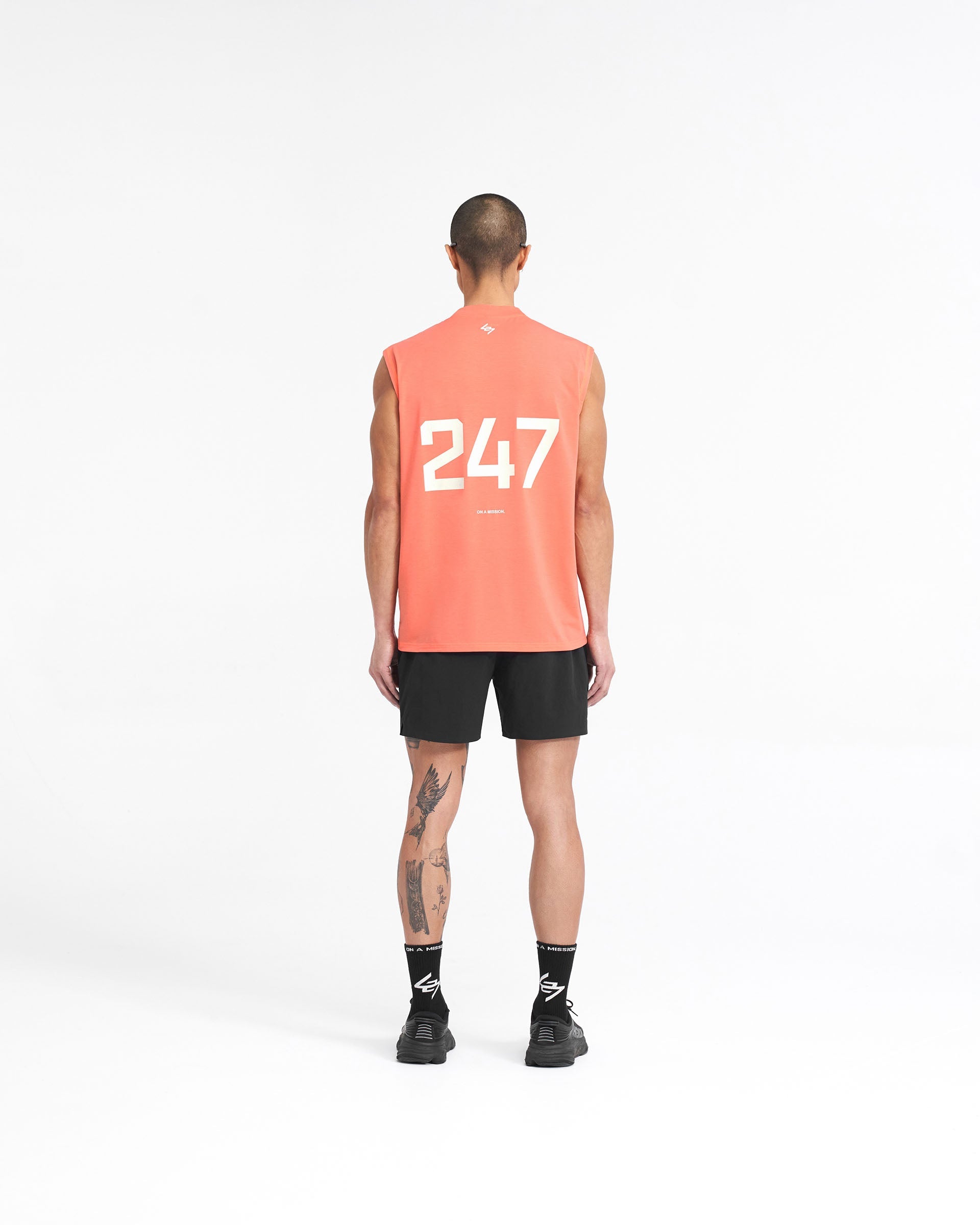 247 Übergroßes Tanktop - Koralle