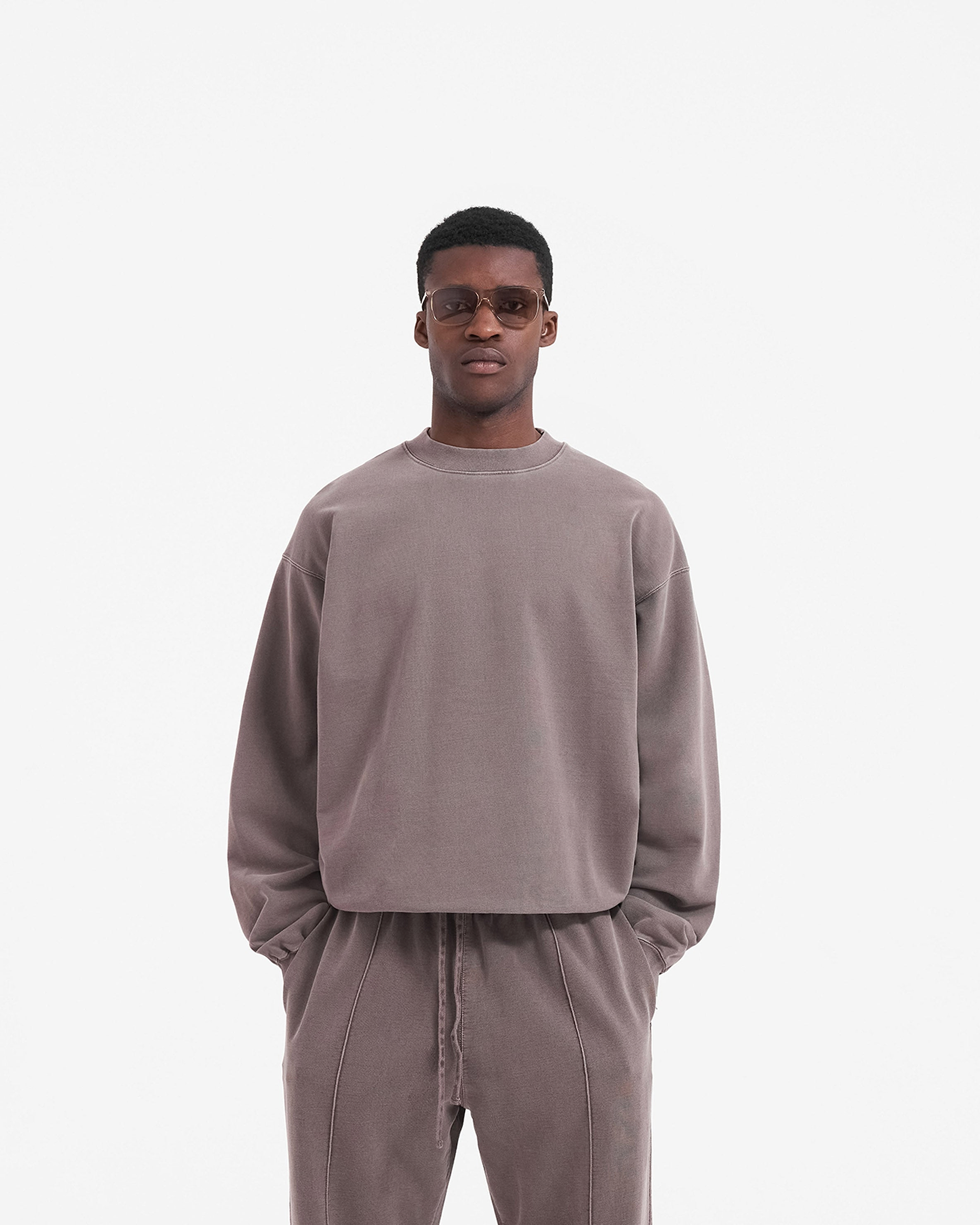 Pullover mit Initialen - Nebel