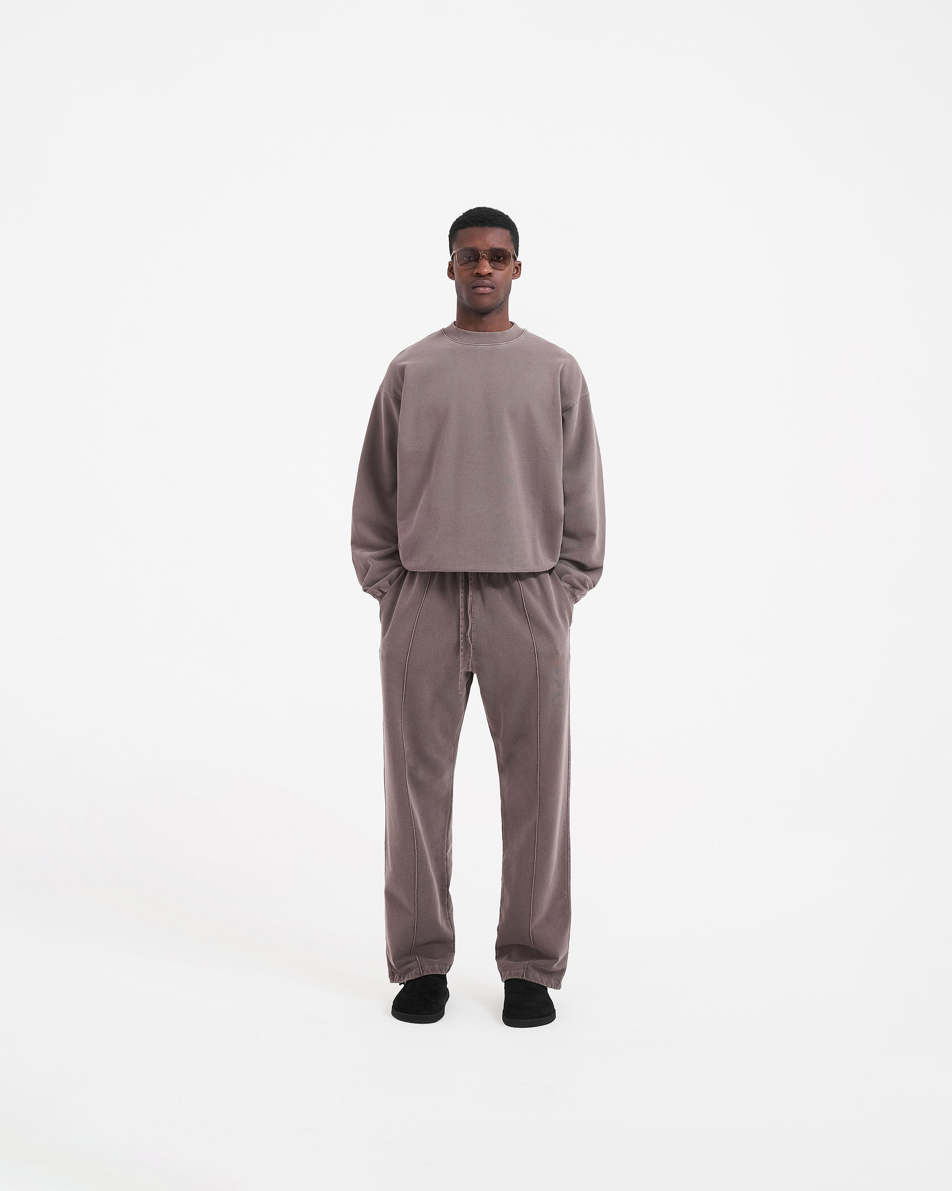 Pullover mit Initialen - Nebel