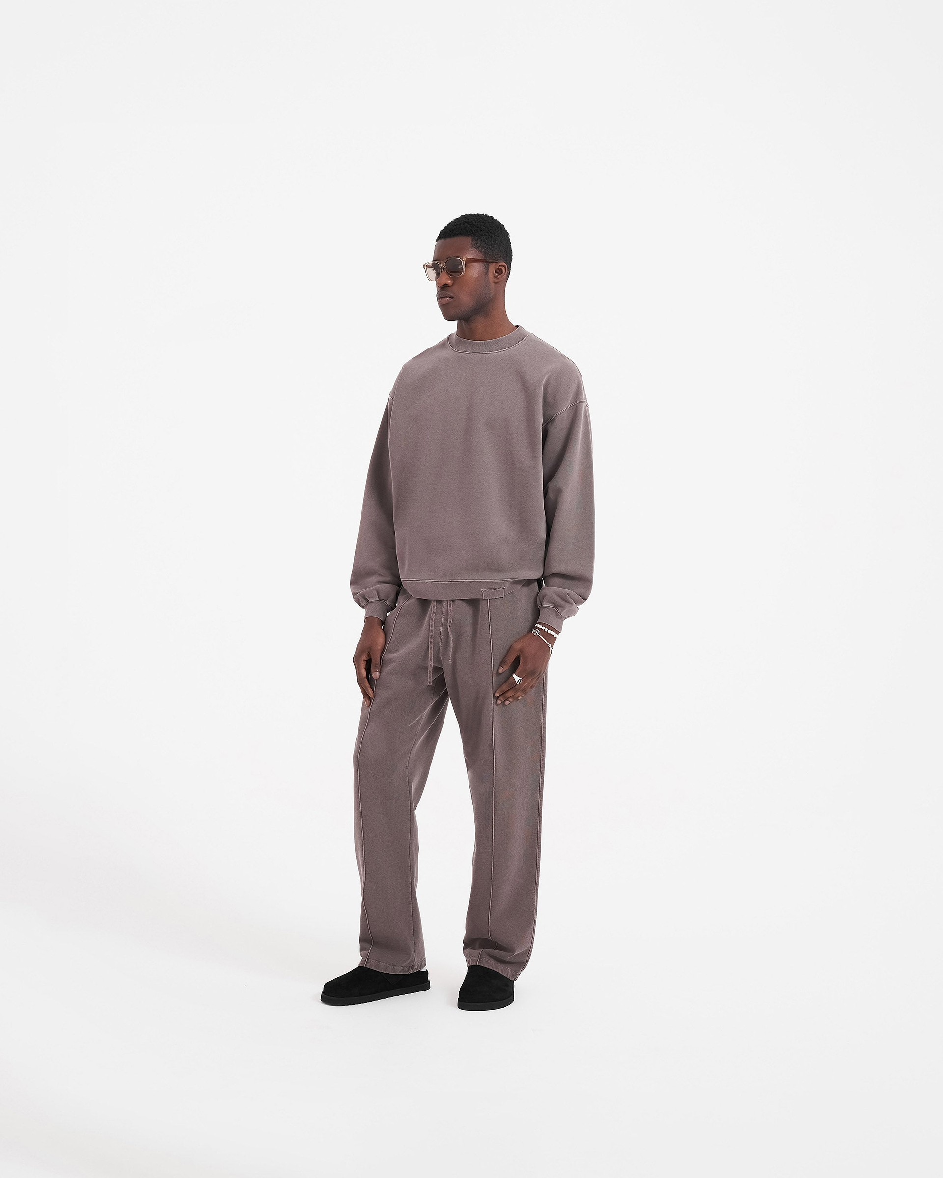 Pullover mit Initialen - Nebel
