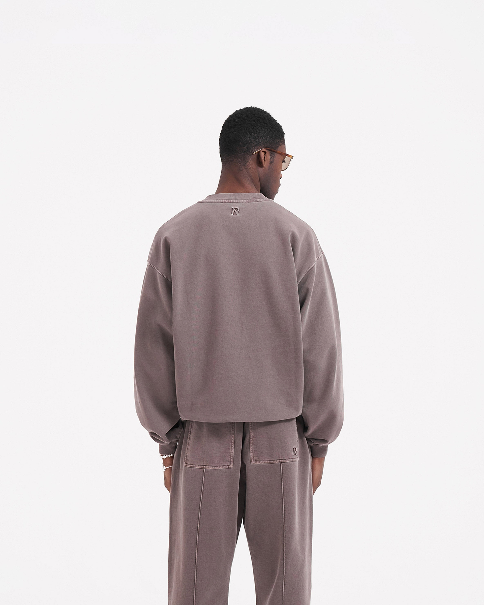 Pullover mit Initialen - Nebel