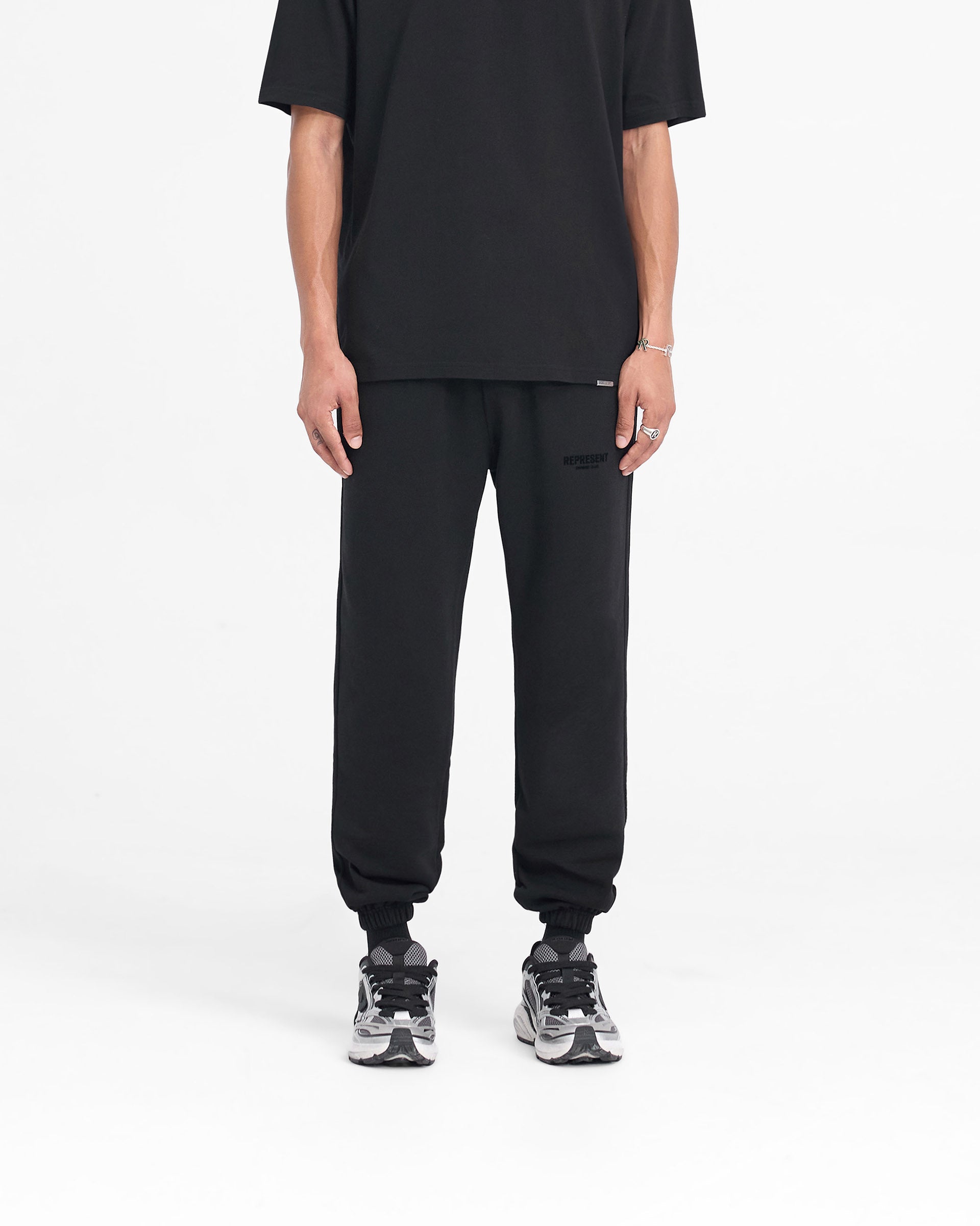 Pantalon de survêtement floqué Represent Owners Club - Noir
