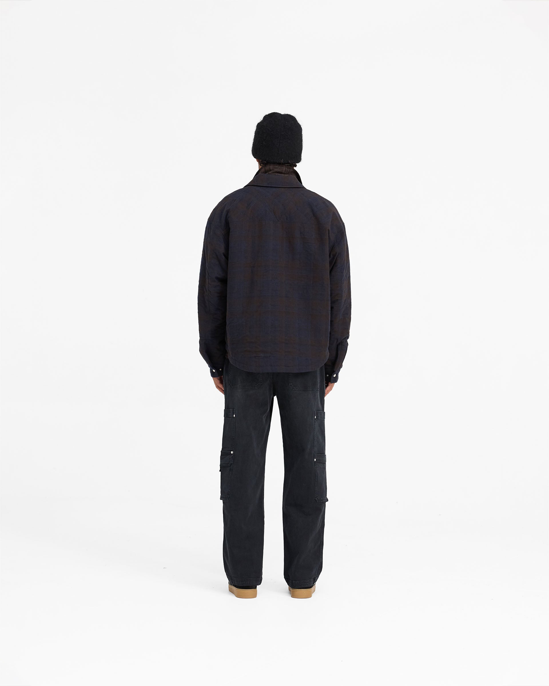 Surchemise zippée ouatée - Midnight Navy