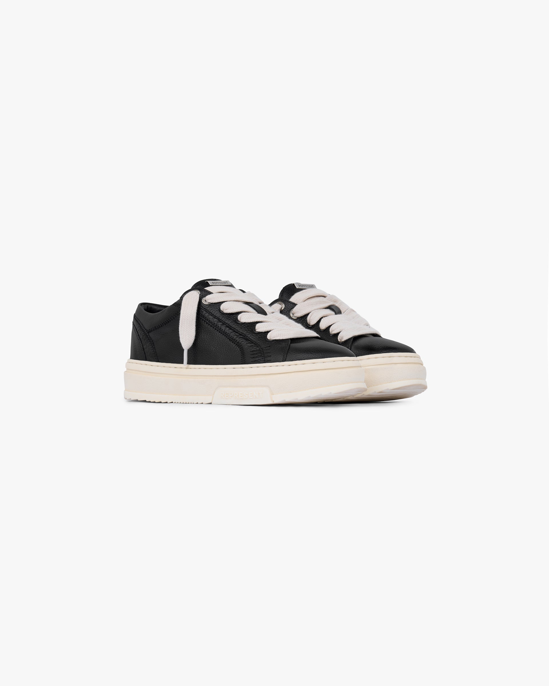 HTN Low Tumbled Leather - Noir