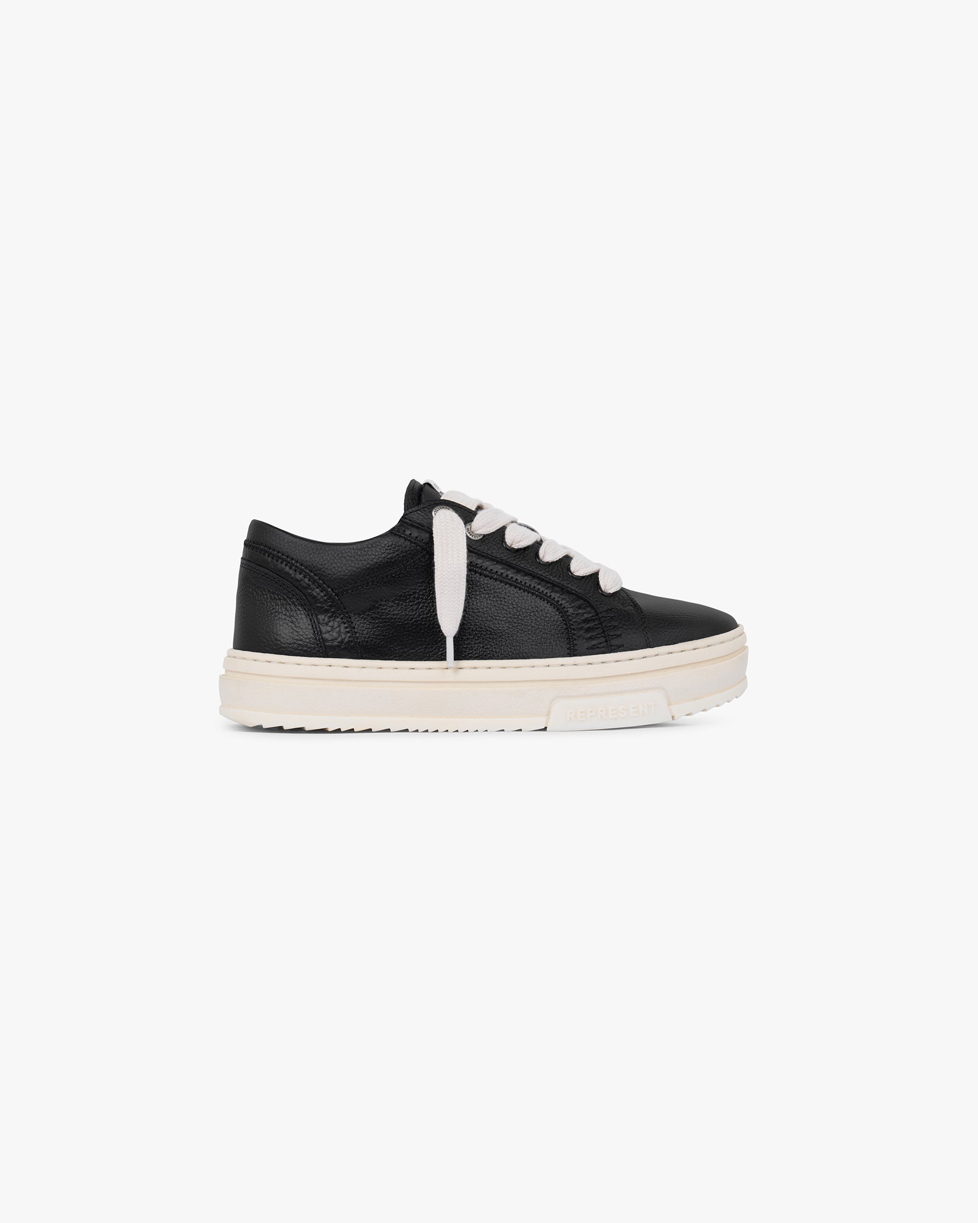HTN Low Tumbled Leather - Noir