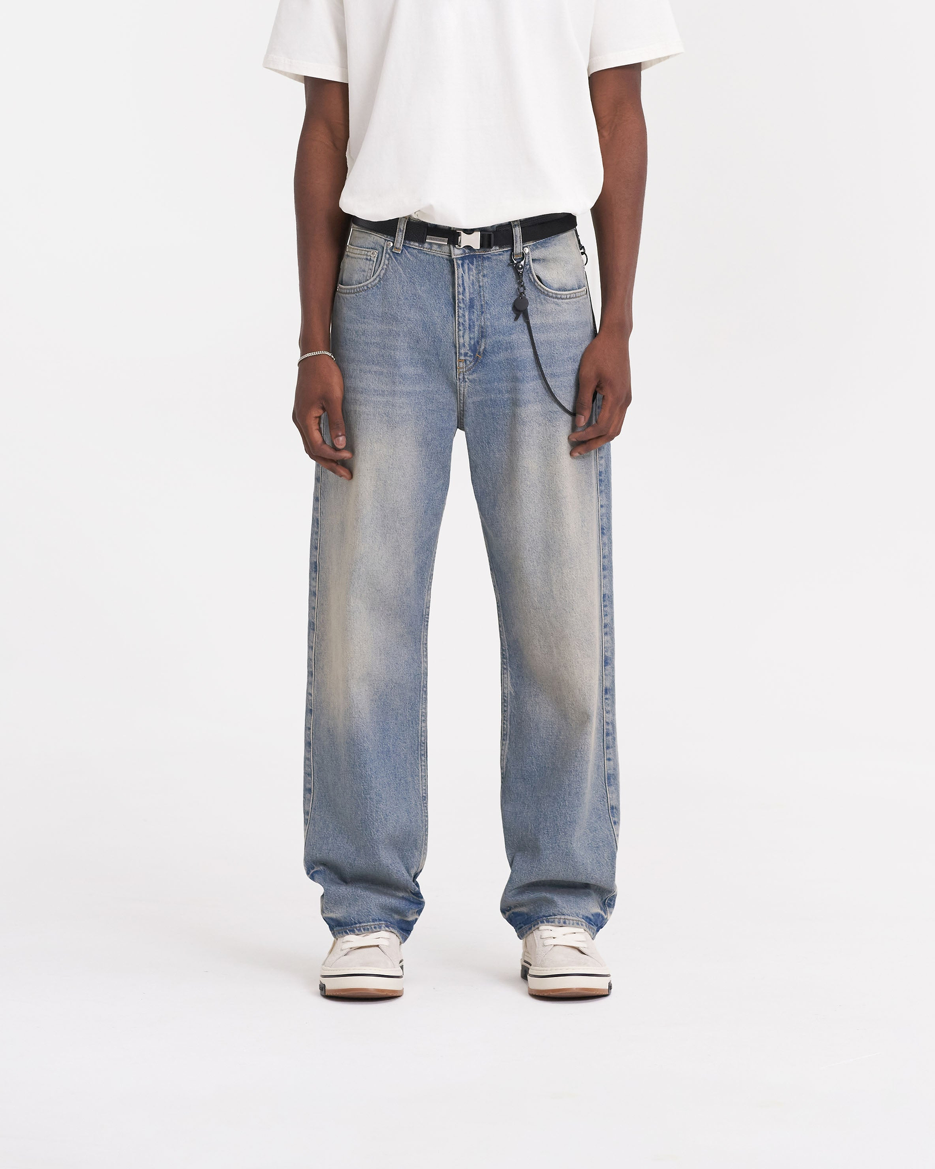 R3 Baggy-Jeans - Blau