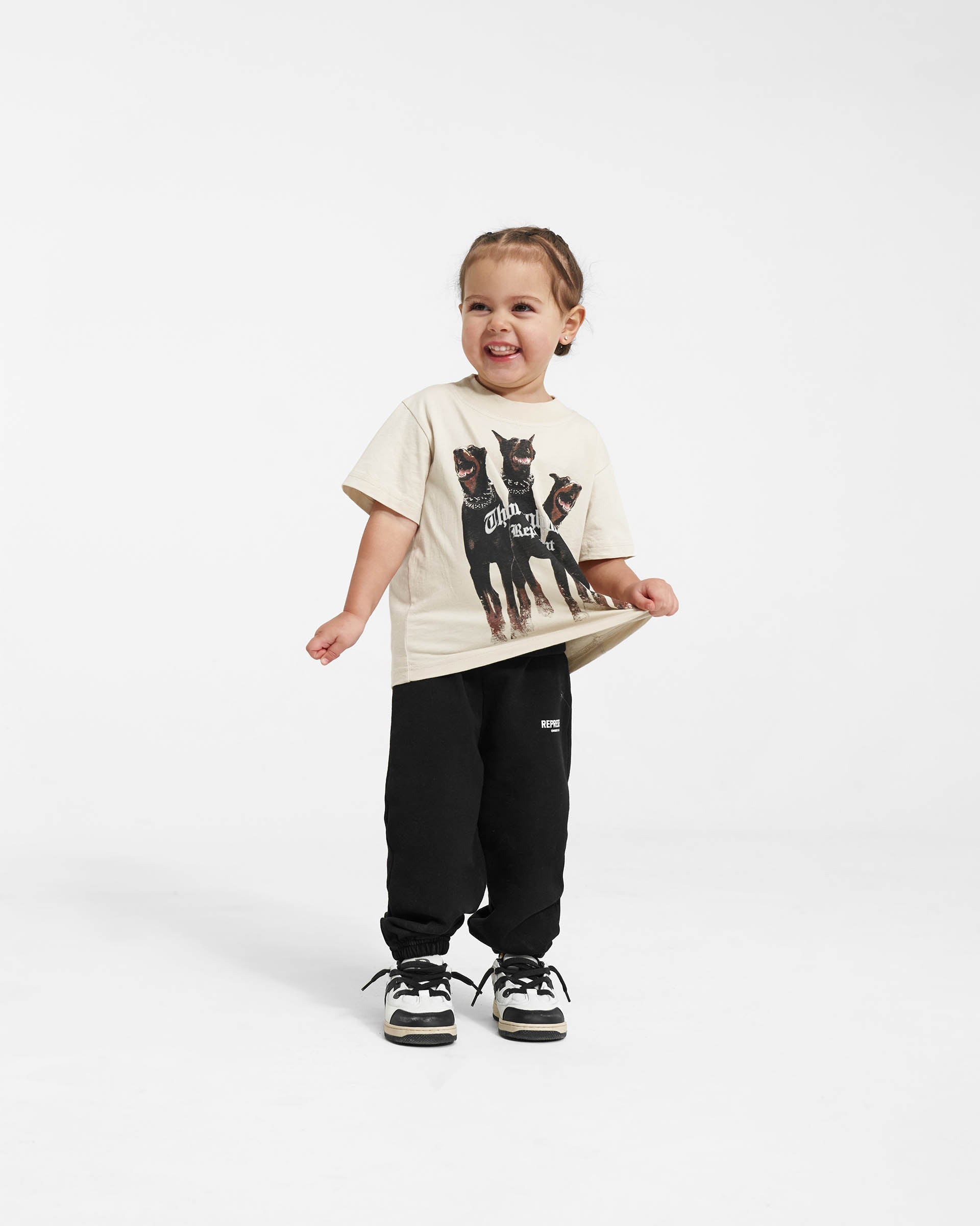 T-shirt mini pur-sang - Blanc vintage