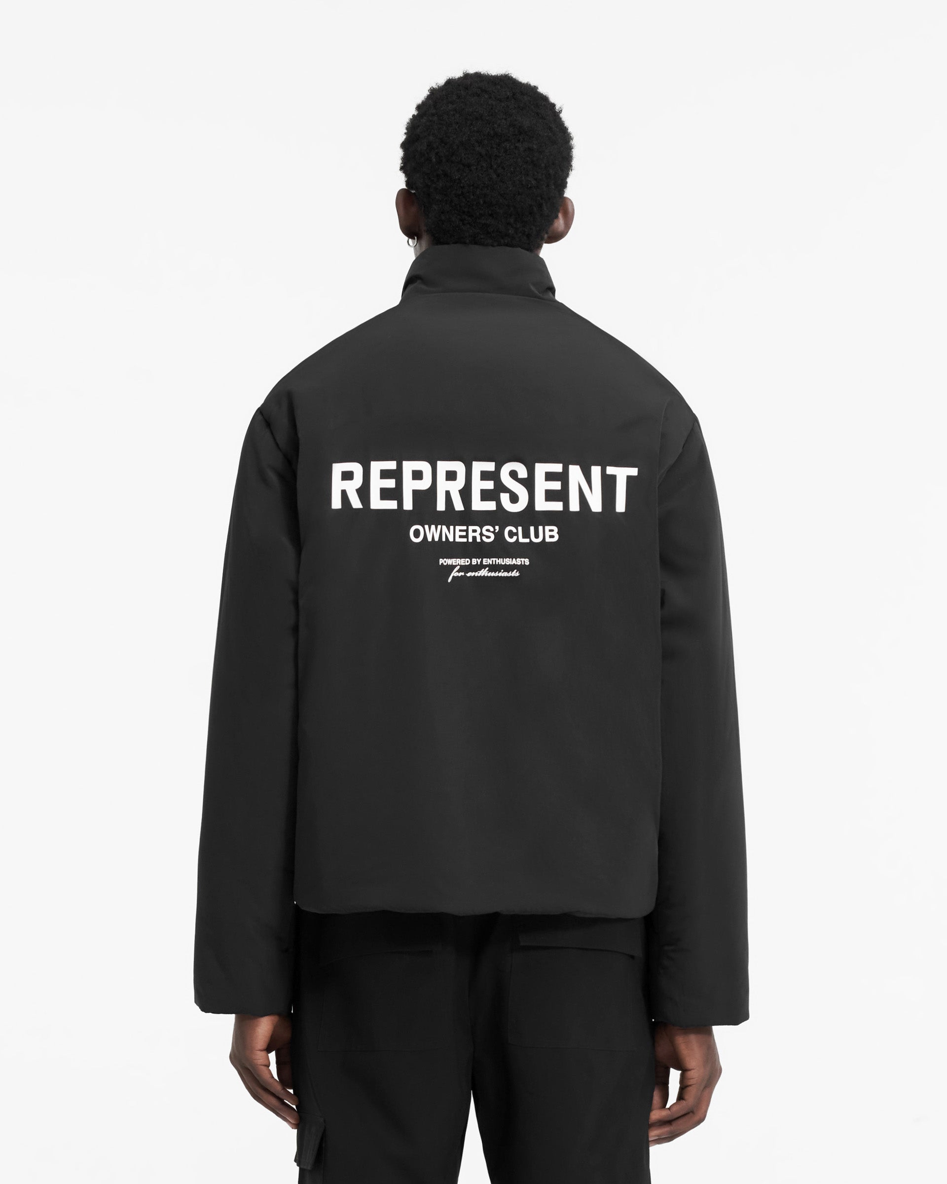 Represent Owners Club Wattierte Jacke - Schwarz