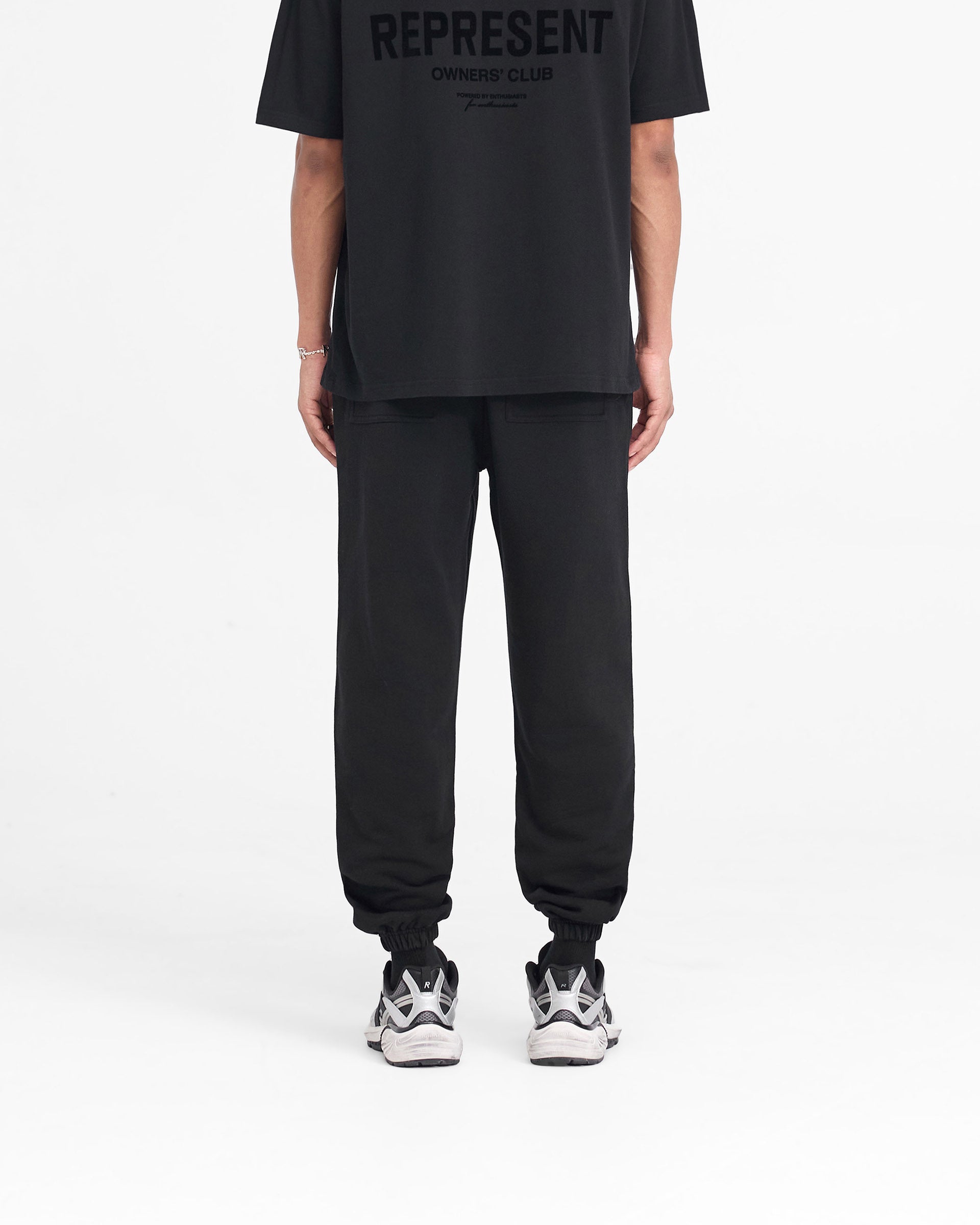 Pantalon de survêtement floqué Represent Owners Club - Noir