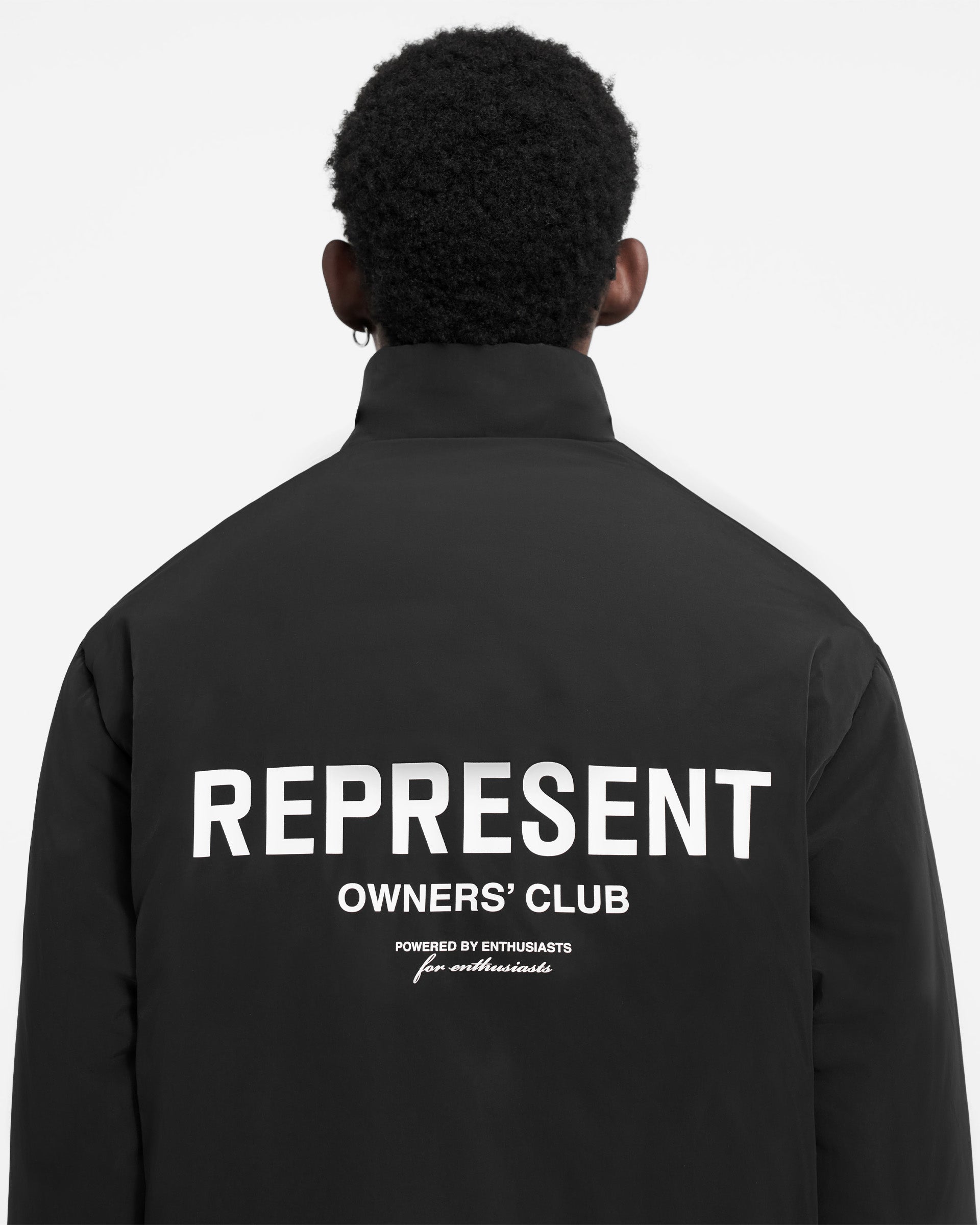 Represent Owners Club Wattierte Jacke - Schwarz