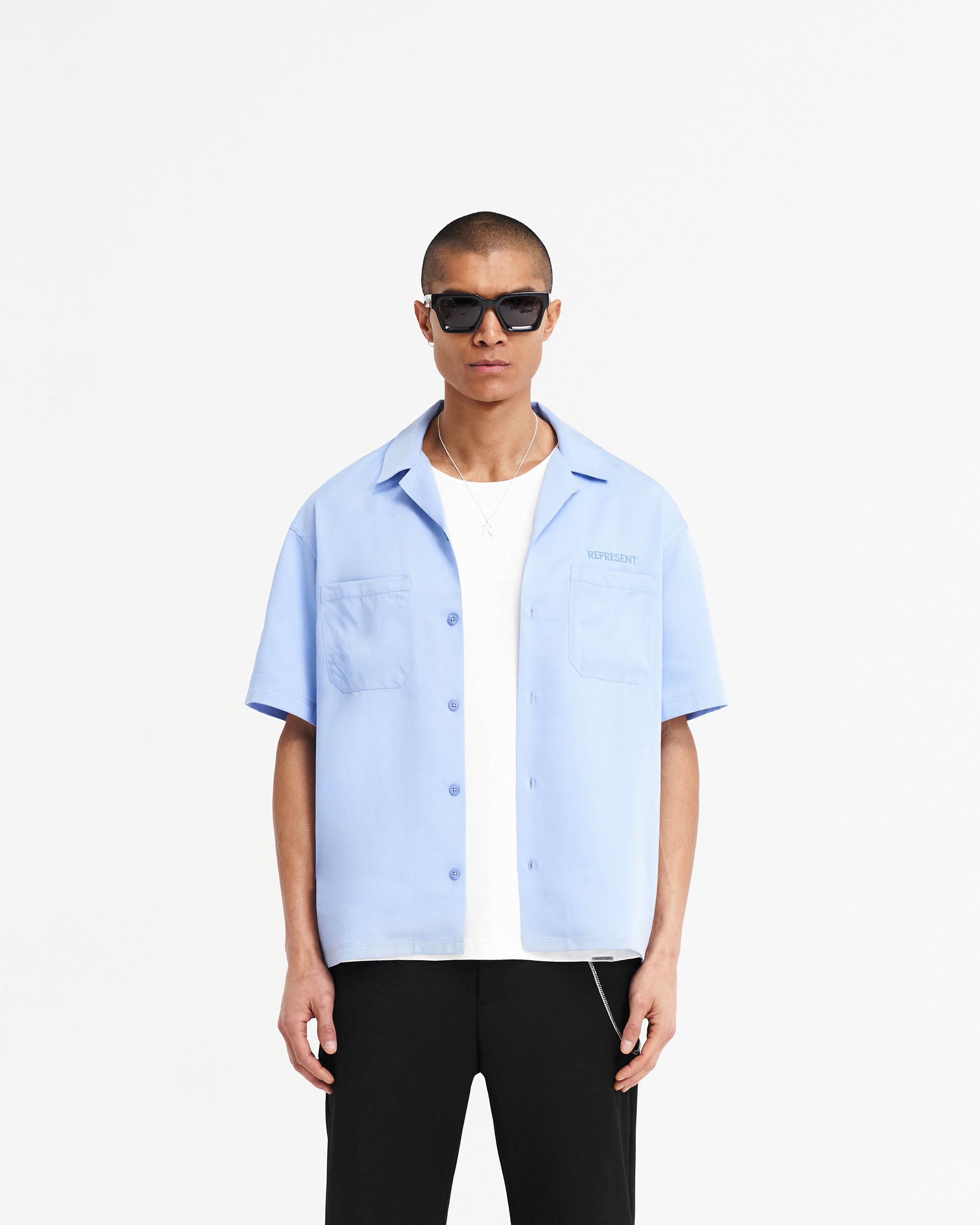 Chemise de bowling - Vista Blue