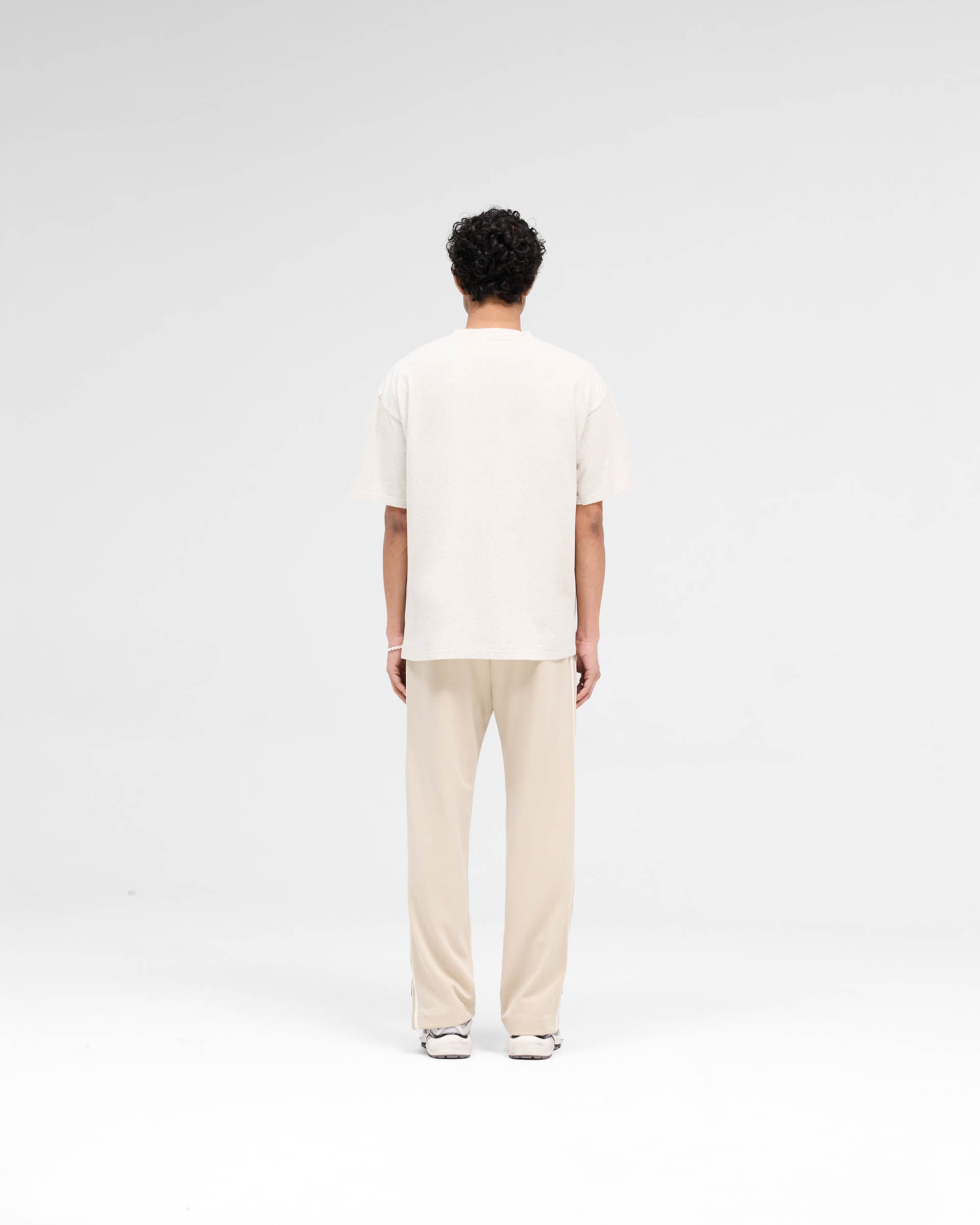 Rep Applique T-Shirt - Cream Marl