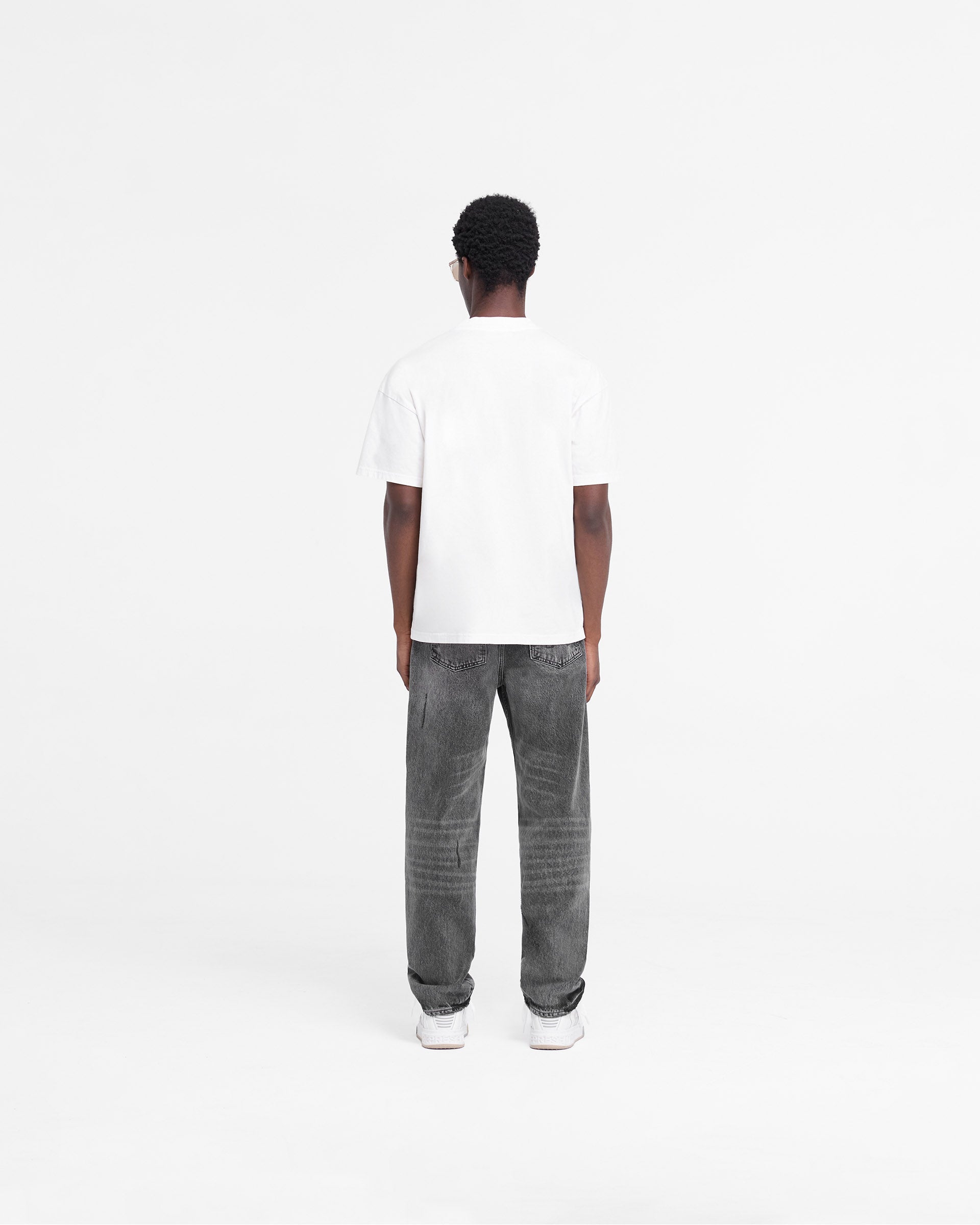 T-shirt à appliqué Rep - Blanc mat
