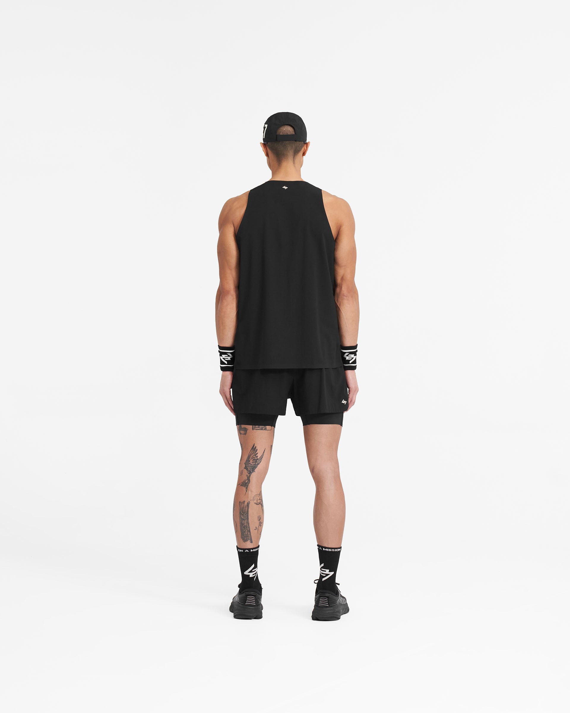 247 Trail Short - Tiefschwarz
