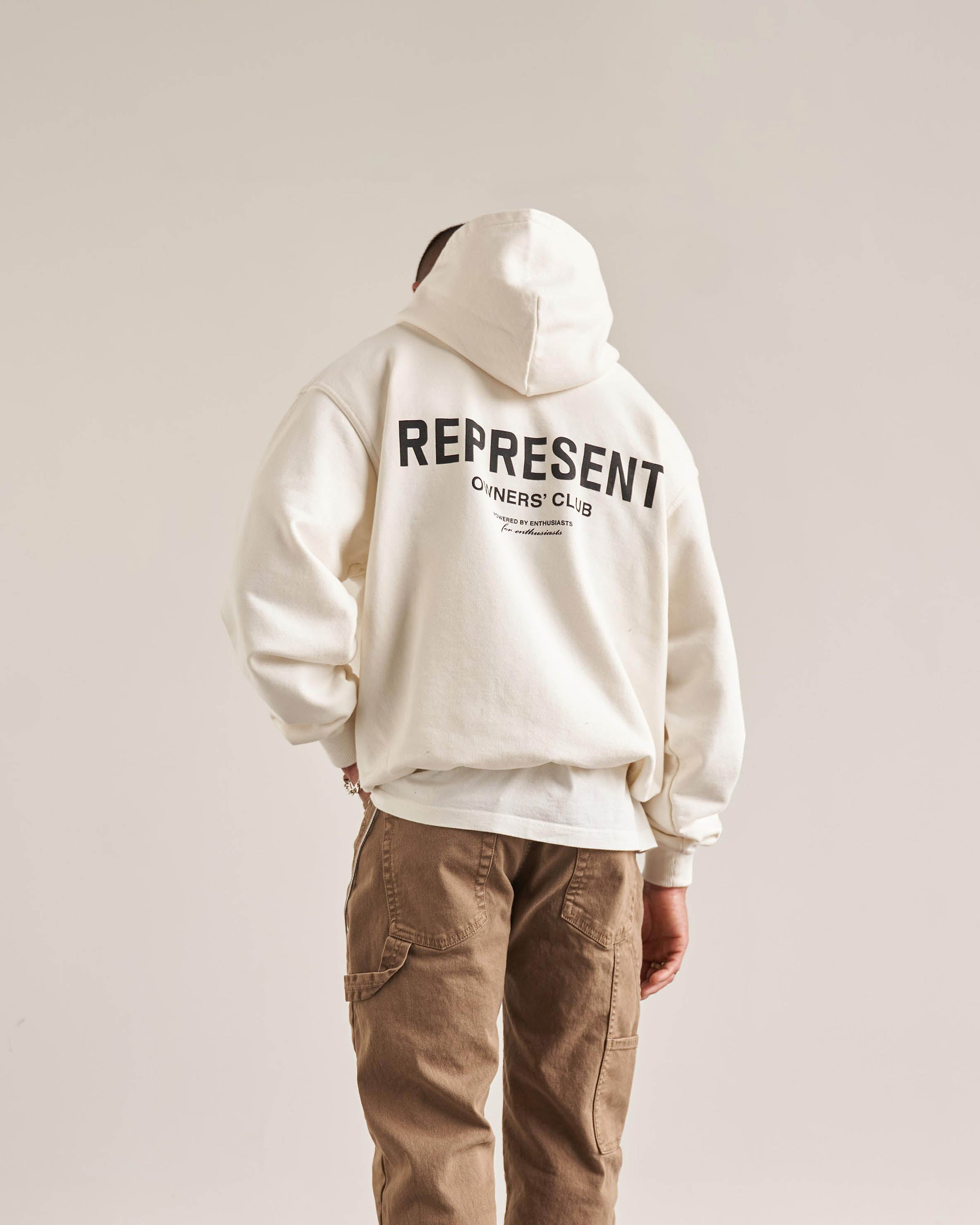 Represent Owners Club Kapuzenpullover - Mattweiß