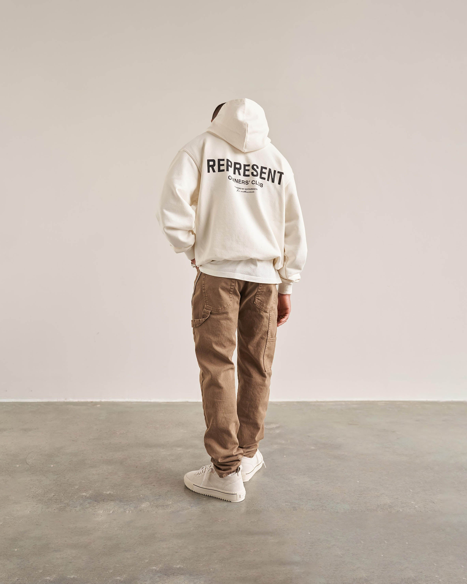 Represent Owners Club Kapuzenpullover - Mattweiß