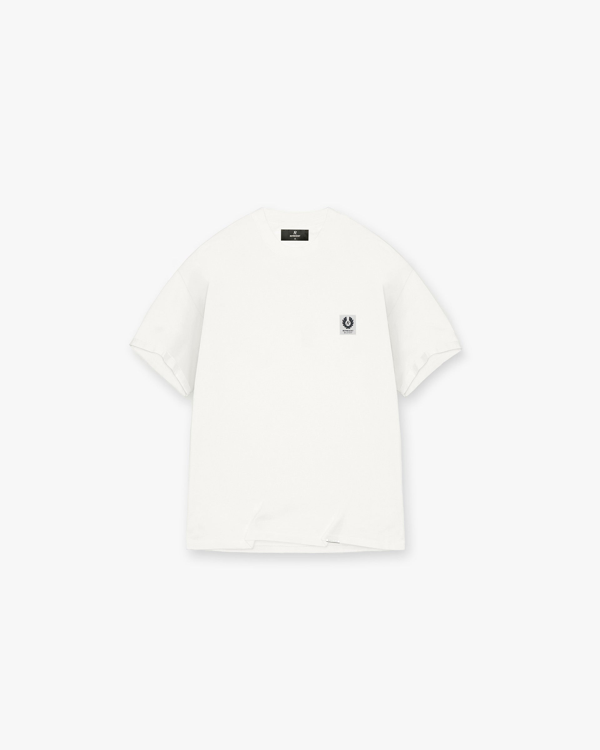 T-shirt Represent X Belstaff Patch - Blanc mat