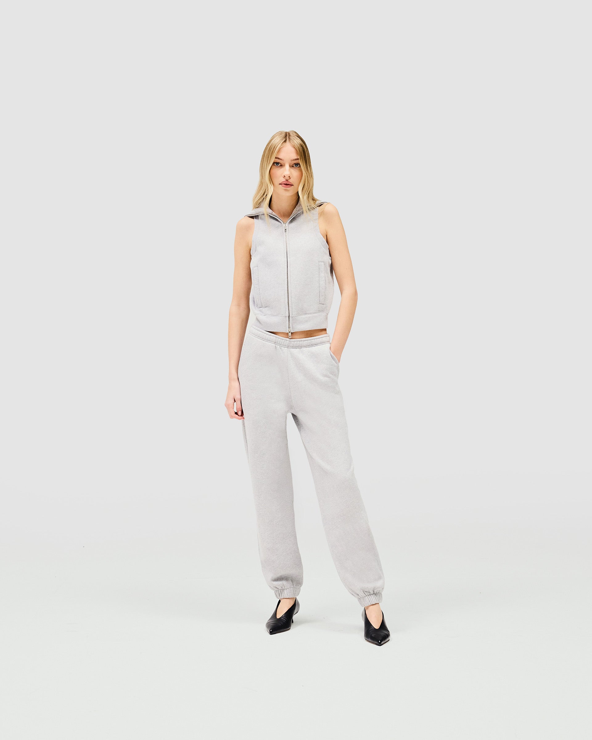 Owners Club Gilet - Grey Marl