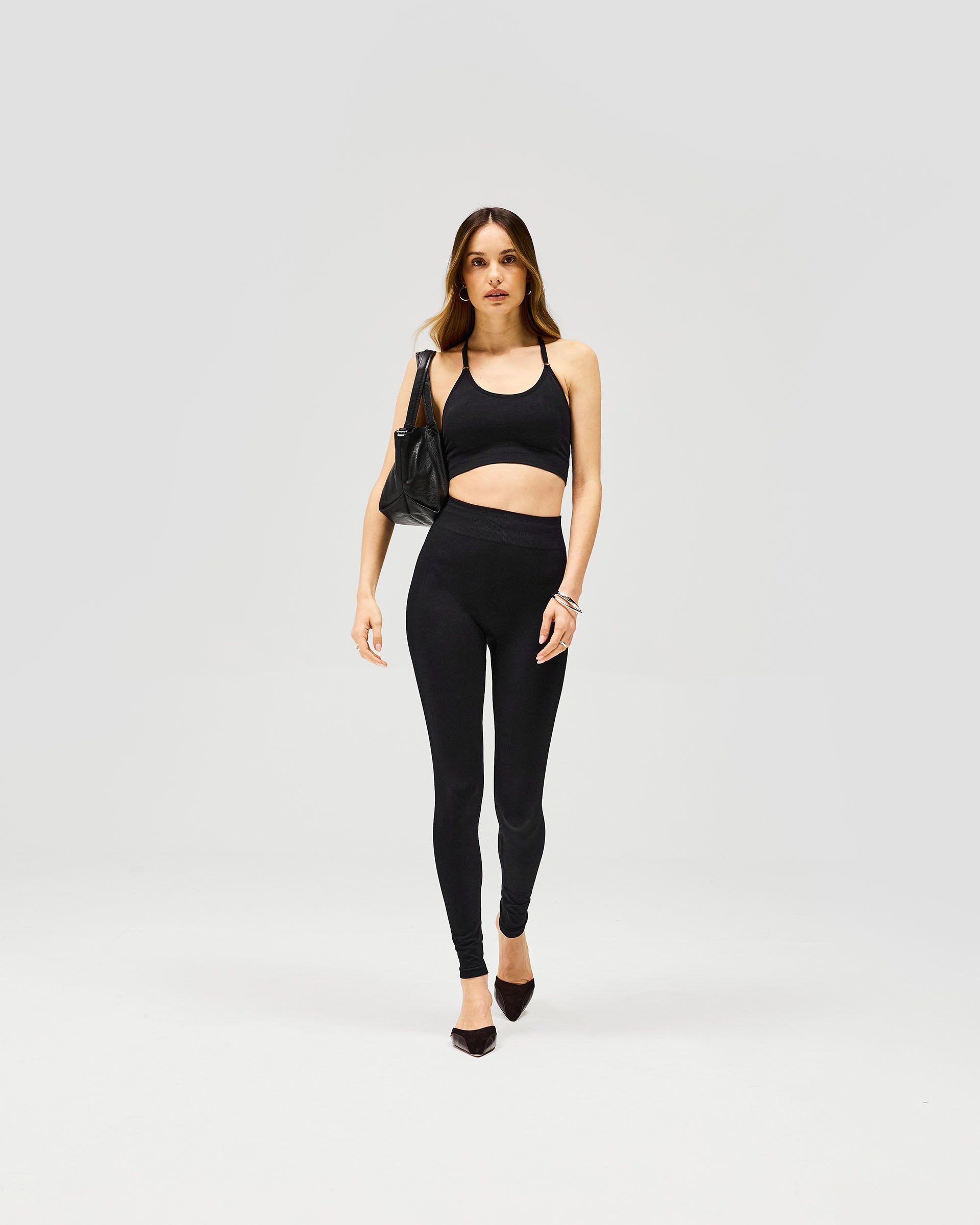 Owners Club Seamless Low Impact Bra - Jet Black