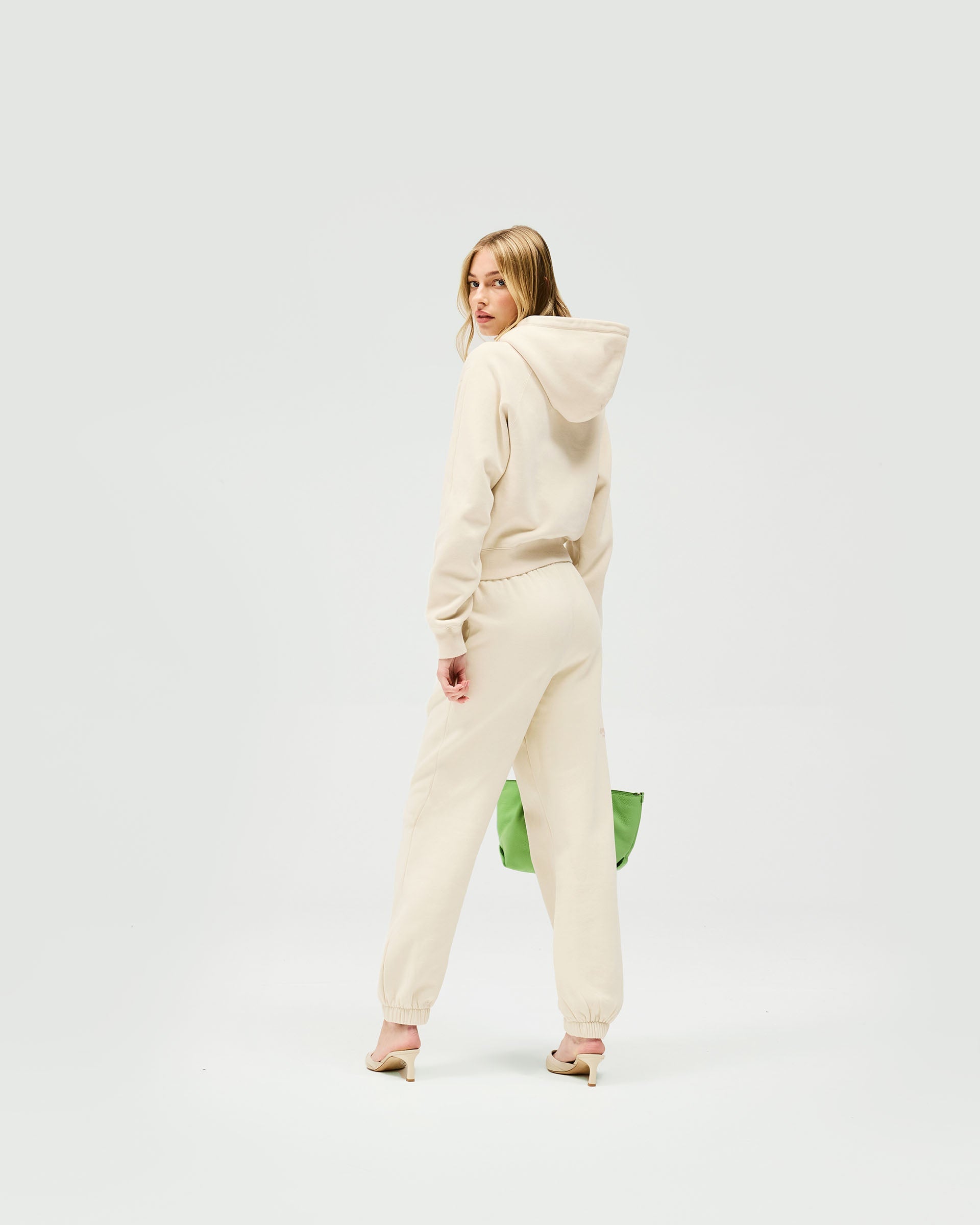 Owners Club Slim Zip Hoodie - Oat Milk