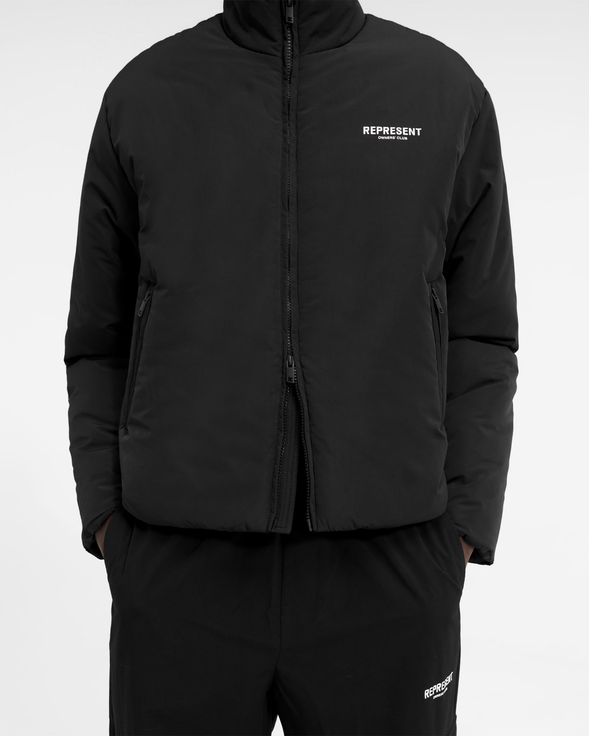 Represent Owners Club Wattierte Jacke - Schwarz
