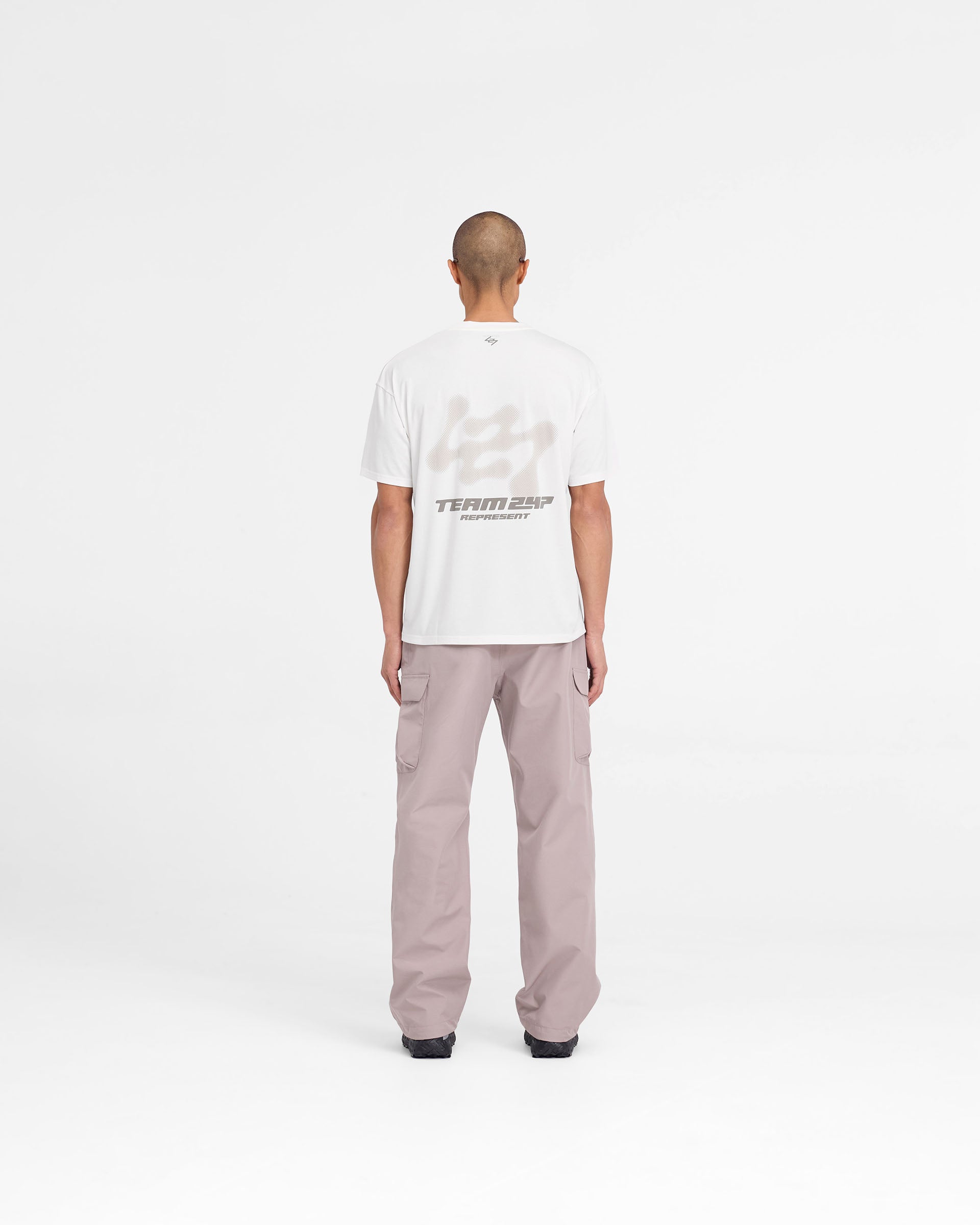 T-shirt oversize 247 Future Terrains - Blanc mat