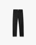 R2 Jeans mit abgestuftem Saum