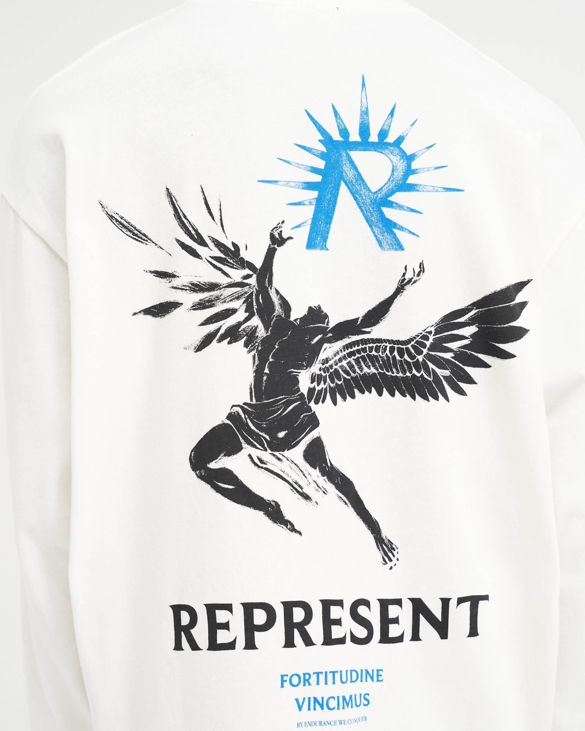 Icarus Langarm-T-Shirt - Flaches Weiß