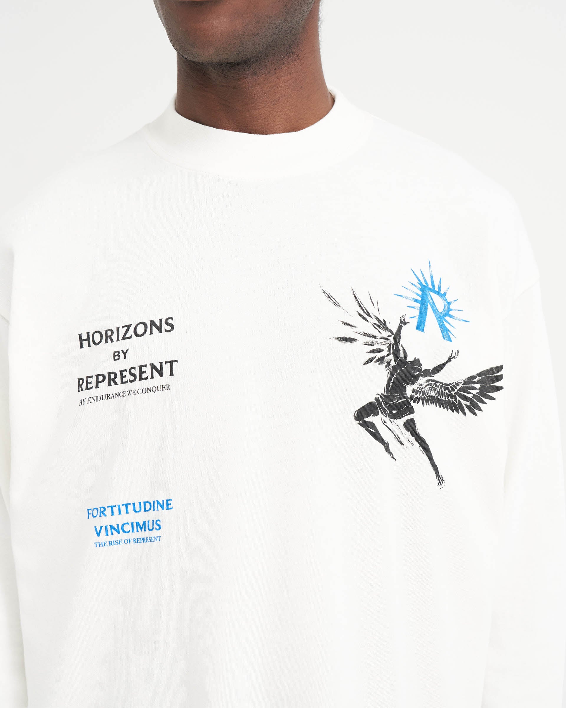 Icarus Langarm-T-Shirt - Flaches Weiß
