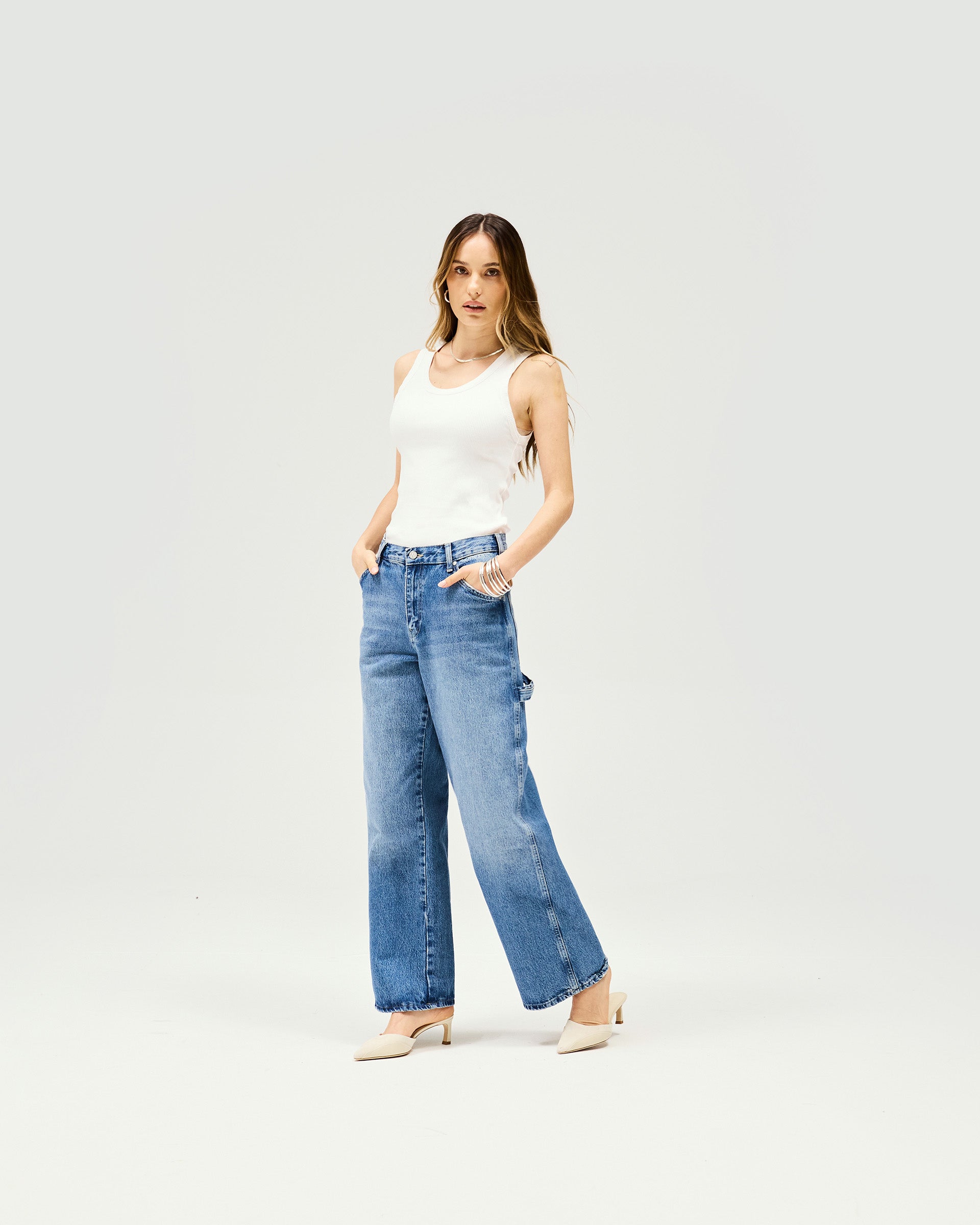 Skater Jean - Washed Blue