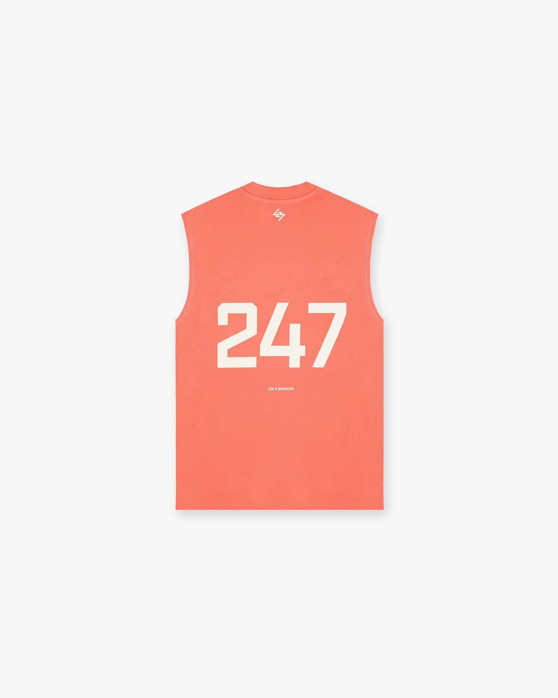 247 Übergroßes Tanktop - Koralle