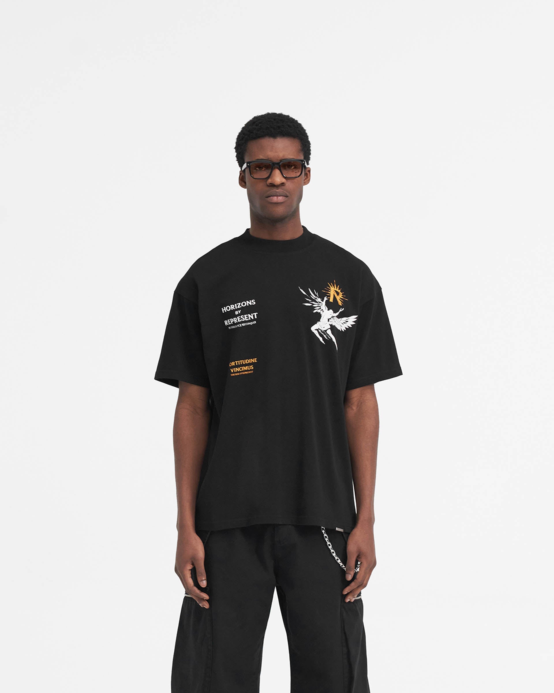 Icarus T-Shirt - Tiefschwarz