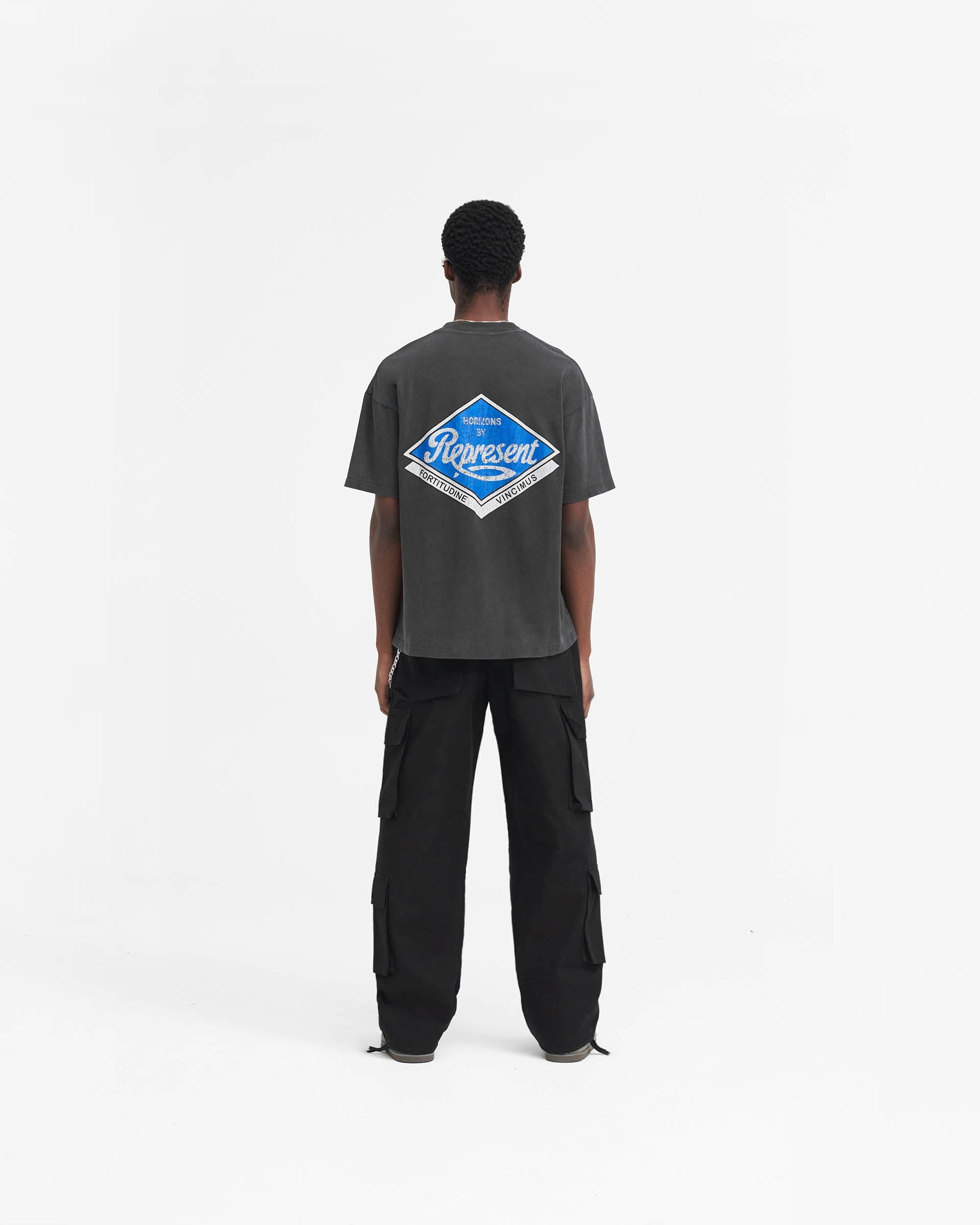 Pantalon cargo ample - Noir