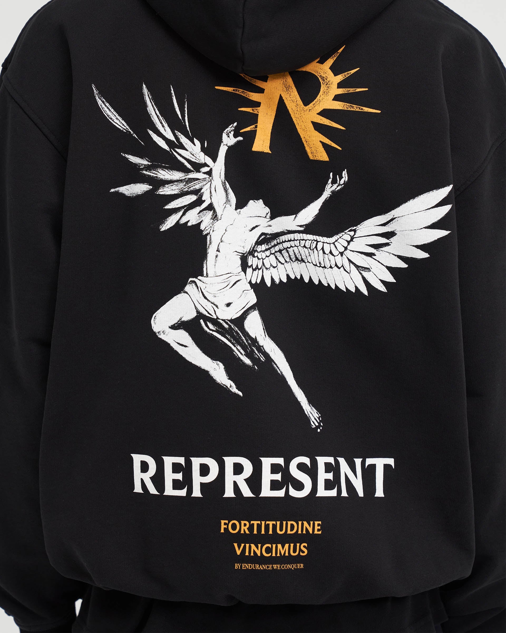 Icarus Hoodie - Tiefschwarz