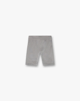 Front product image of mens grey seamless shorts on a plain white background | 247 DNA Seamless Shorts in Titanium | Seamless shorts with ribbed waist | 247 Shorts | Represent Clo