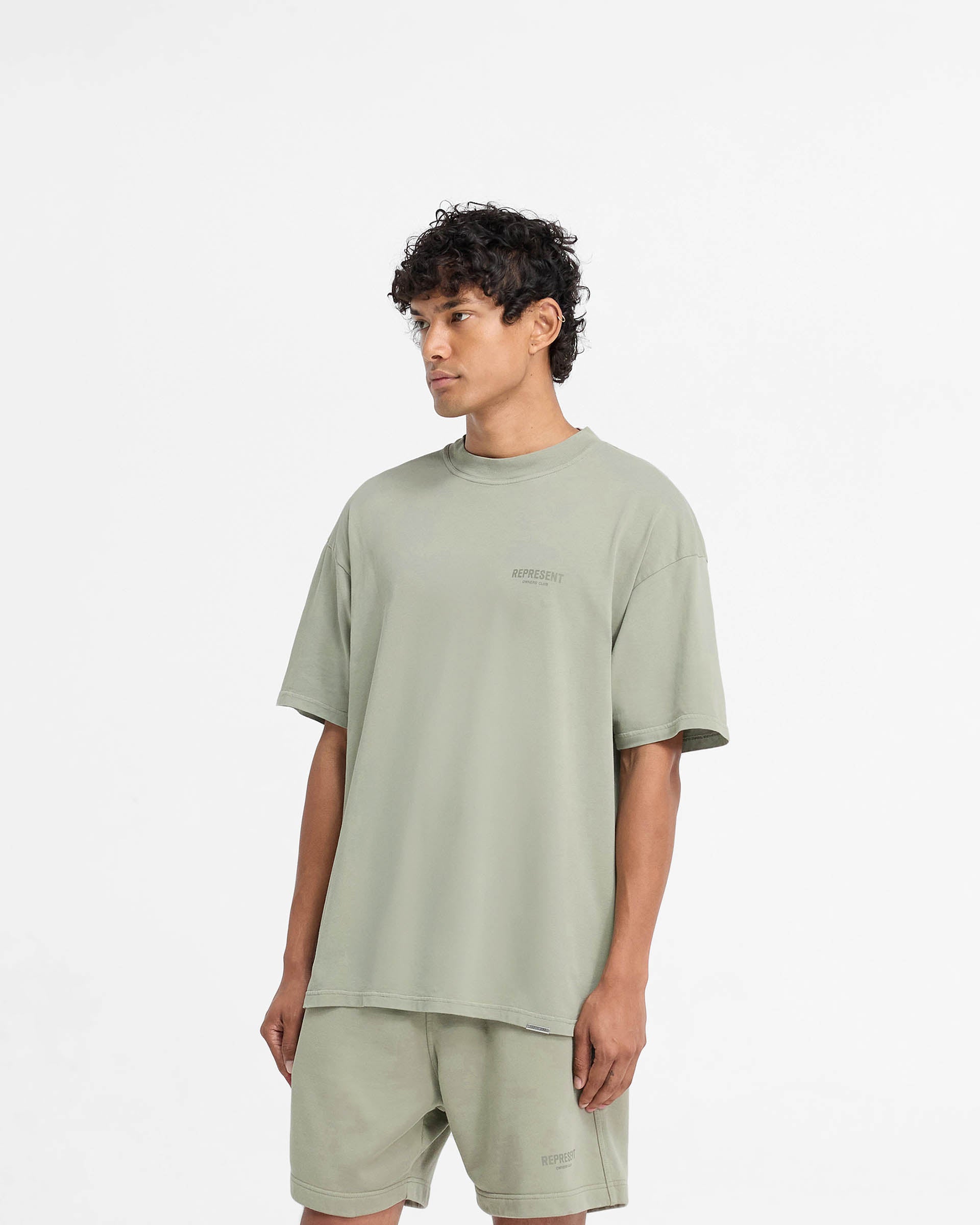 T-shirt Represent Owners Club - Vert pastel