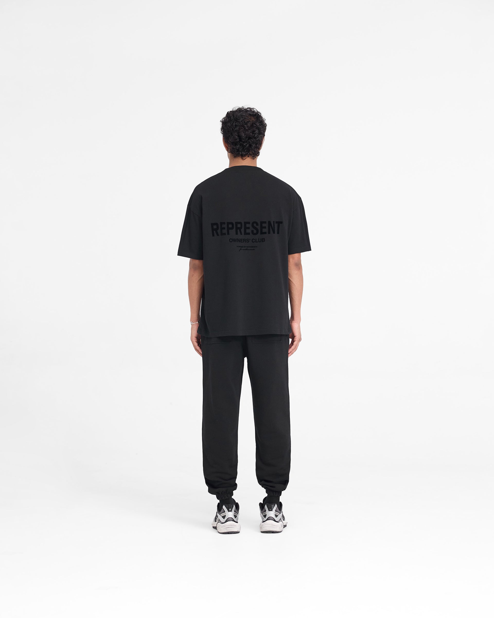 Pantalon de survêtement floqué Represent Owners Club - Noir