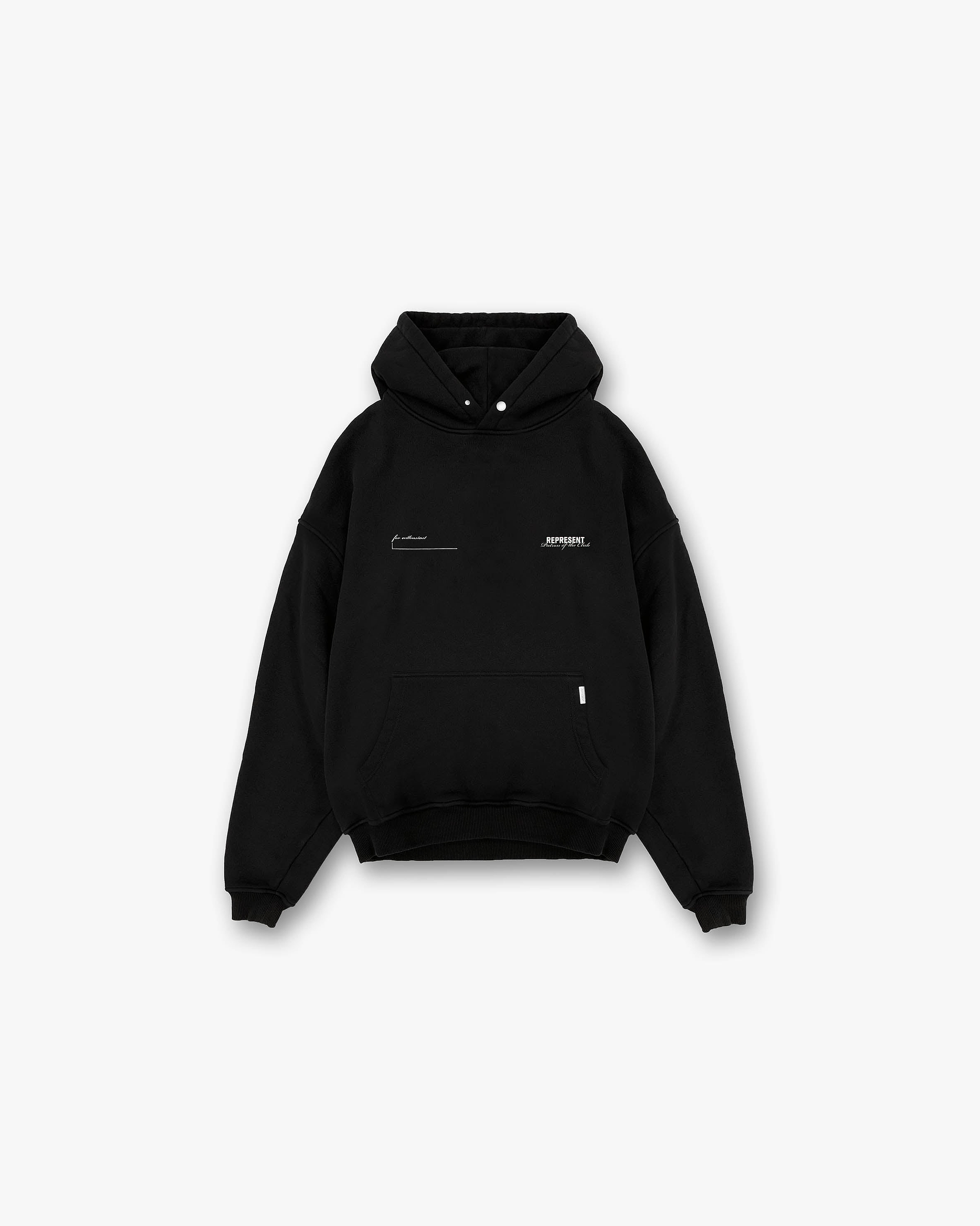 Kapuzenpullover „Patron of the Club“ - Schwarz
