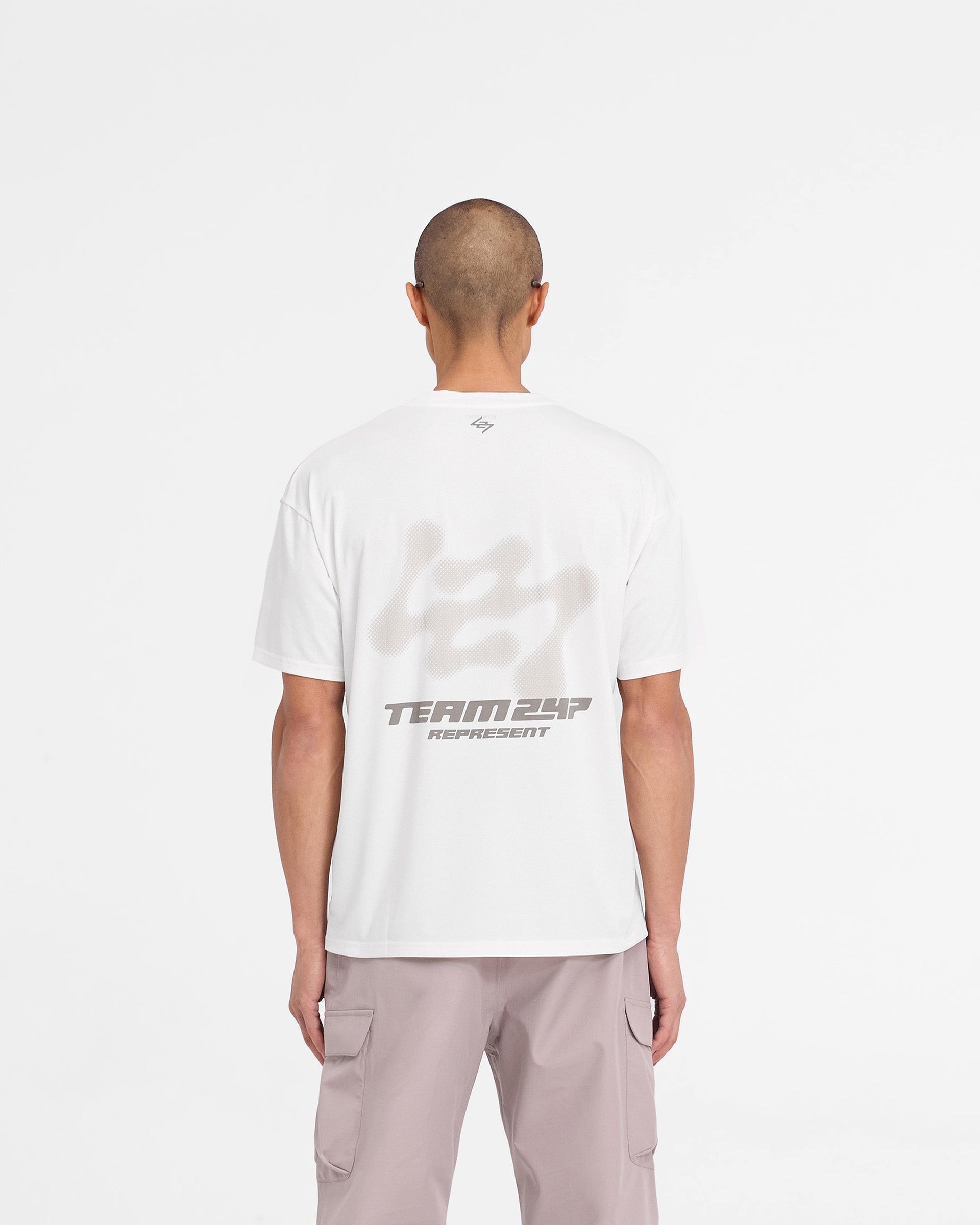 T-shirt oversize 247 Future Terrains - Blanc mat
