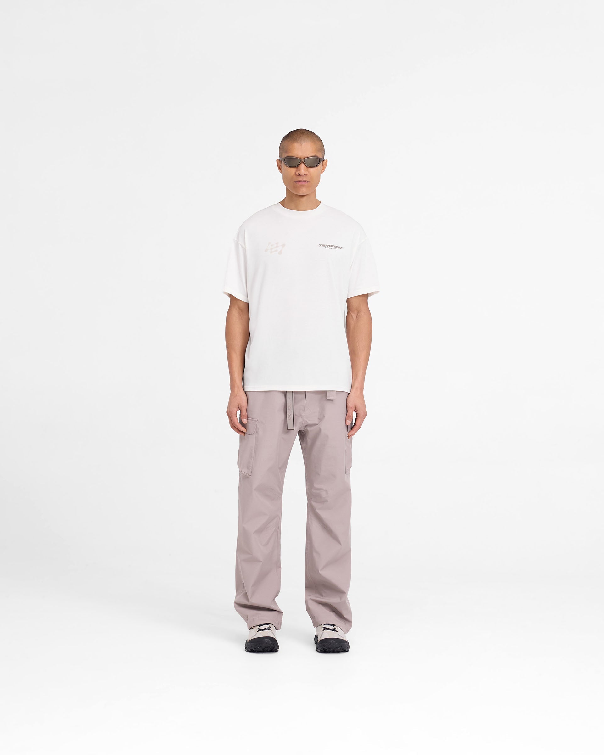 T-shirt oversize 247 Future Terrains - Blanc mat