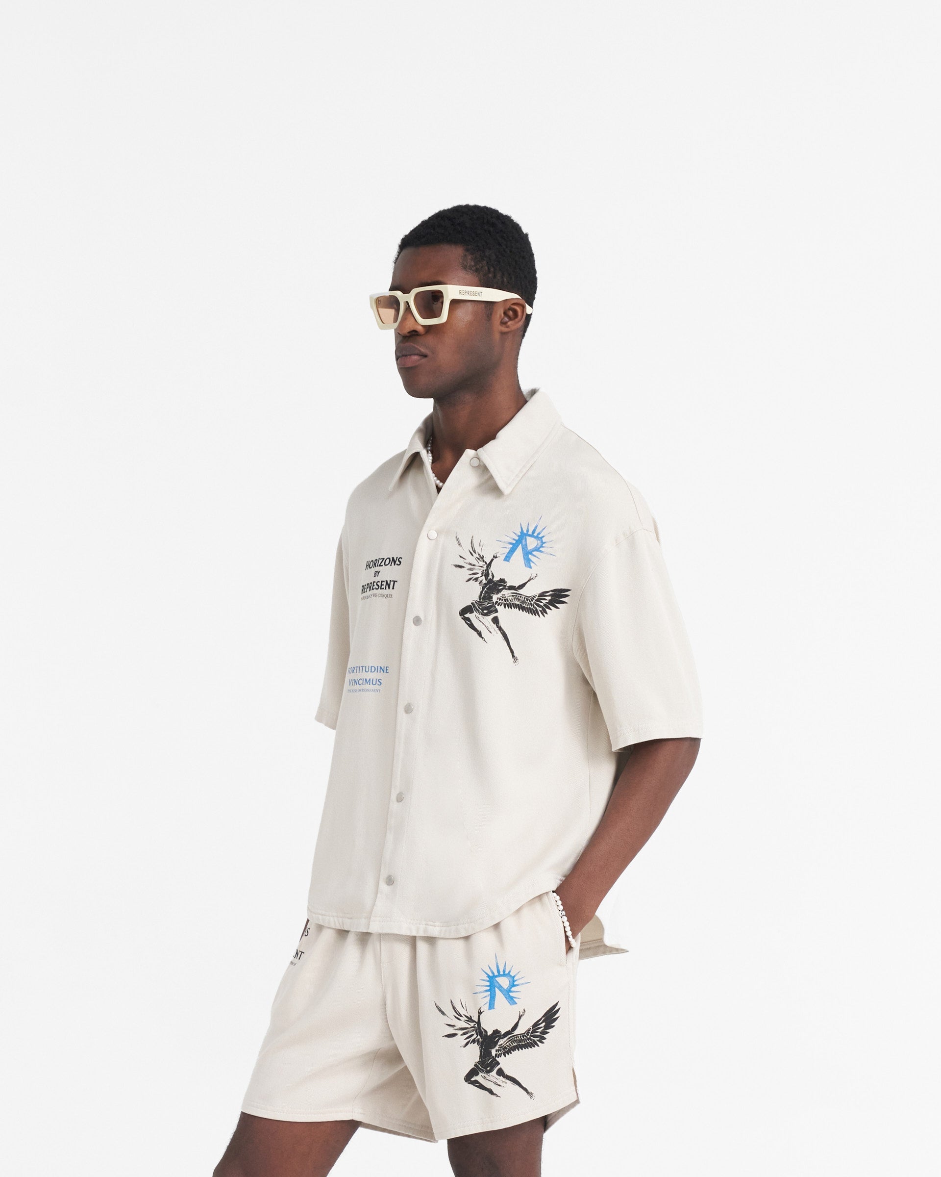 Icarus Kurzarmhemd - Off White
