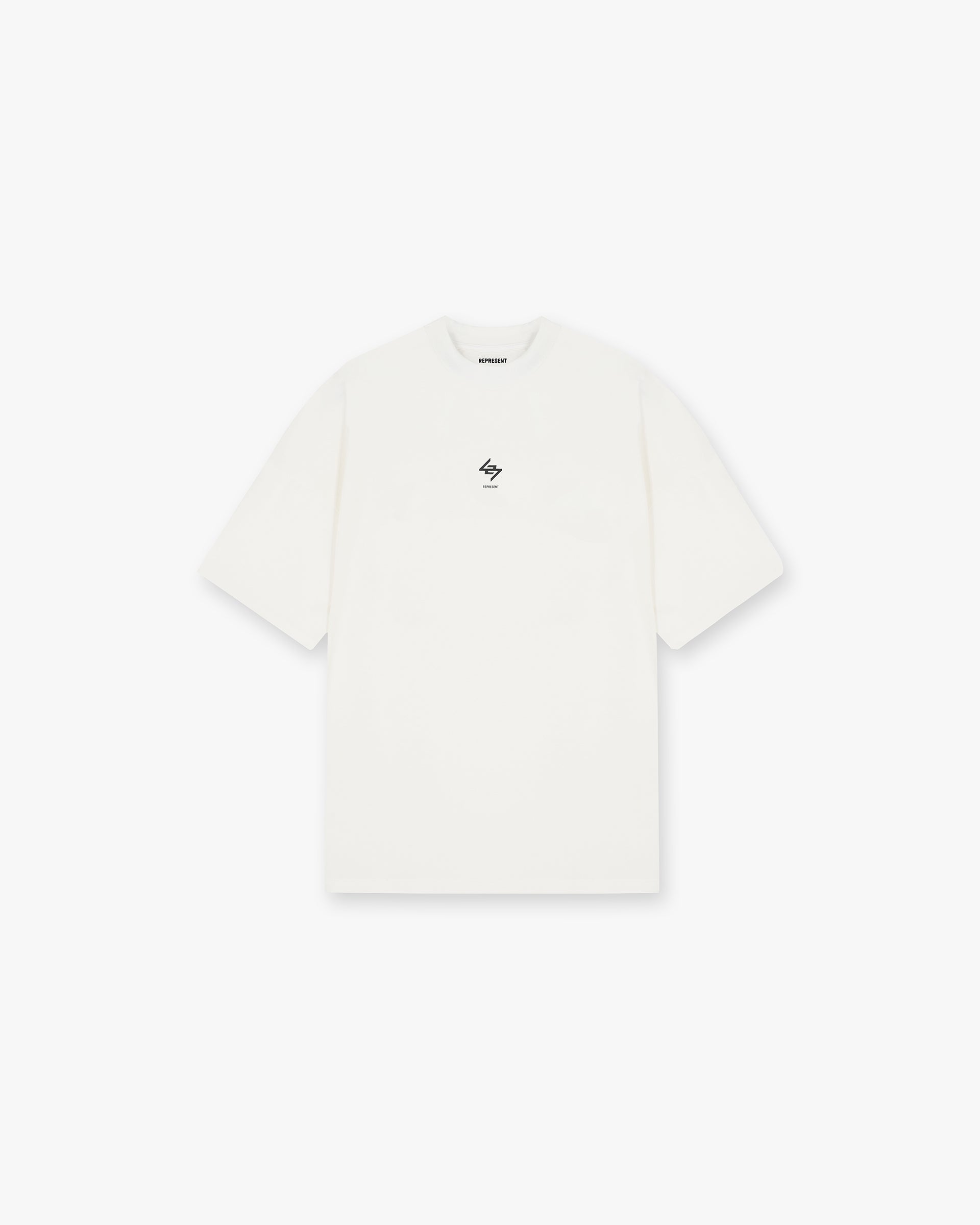 247 Übergroßes T-Shirt - Flaches Weiß