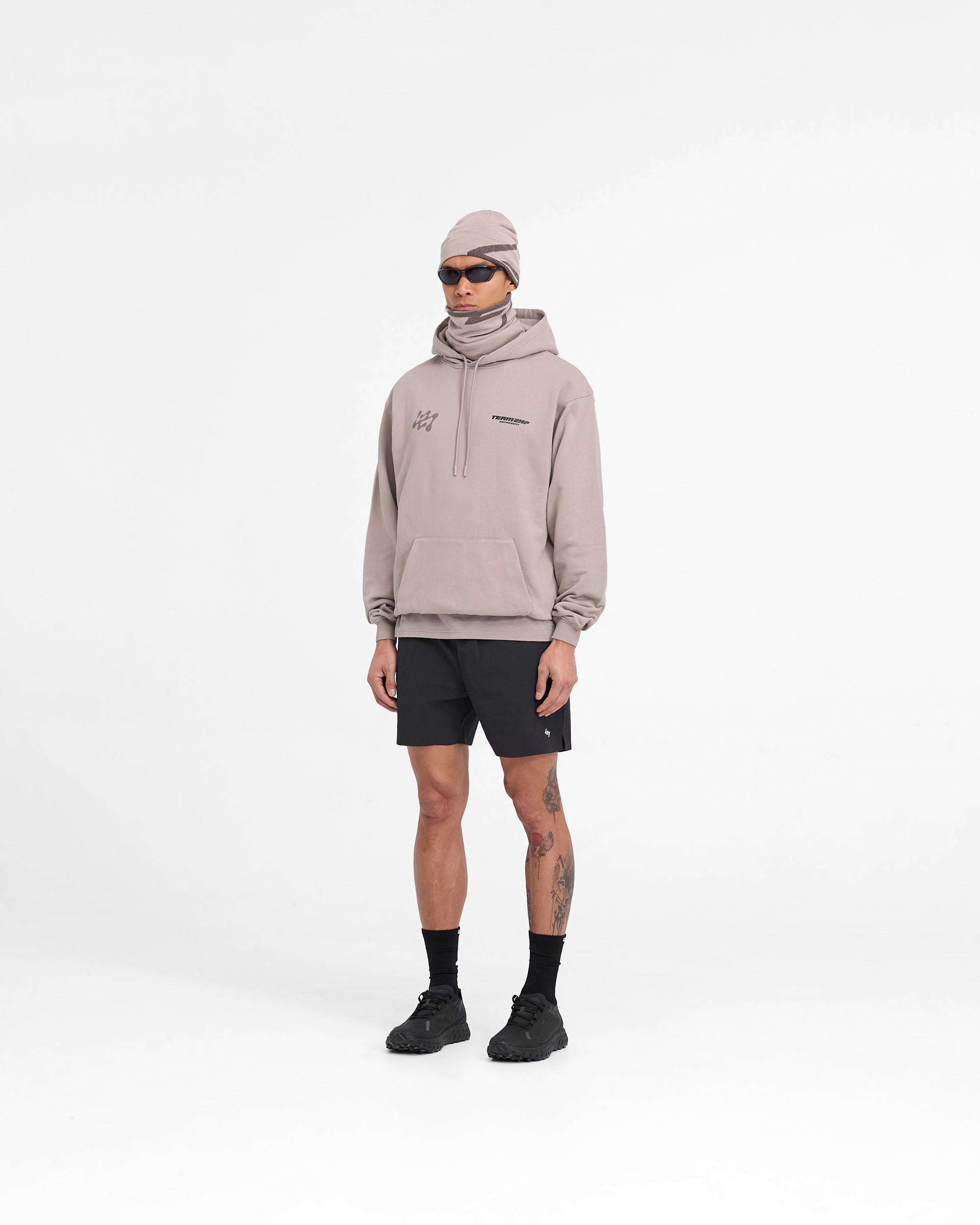 Sweat à capuche oversize 247 Future Terrains - Moonrock