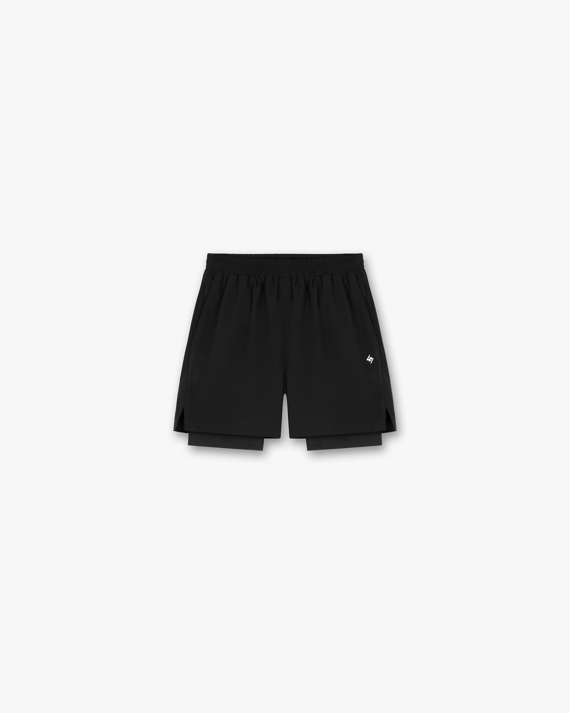 Team 247 2-In-1 Shorts - Schwarz