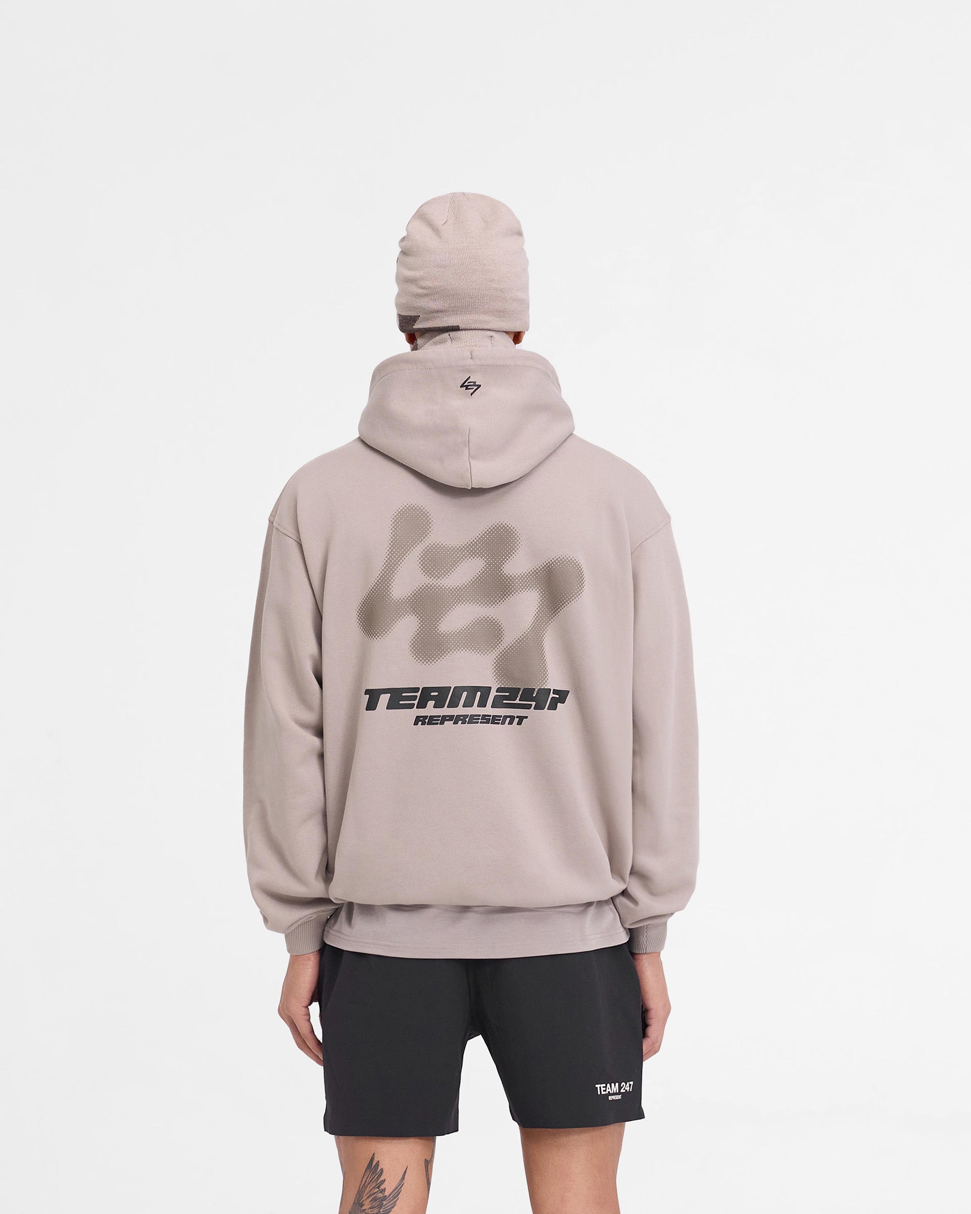Sweat à capuche oversize 247 Future Terrains - Moonrock