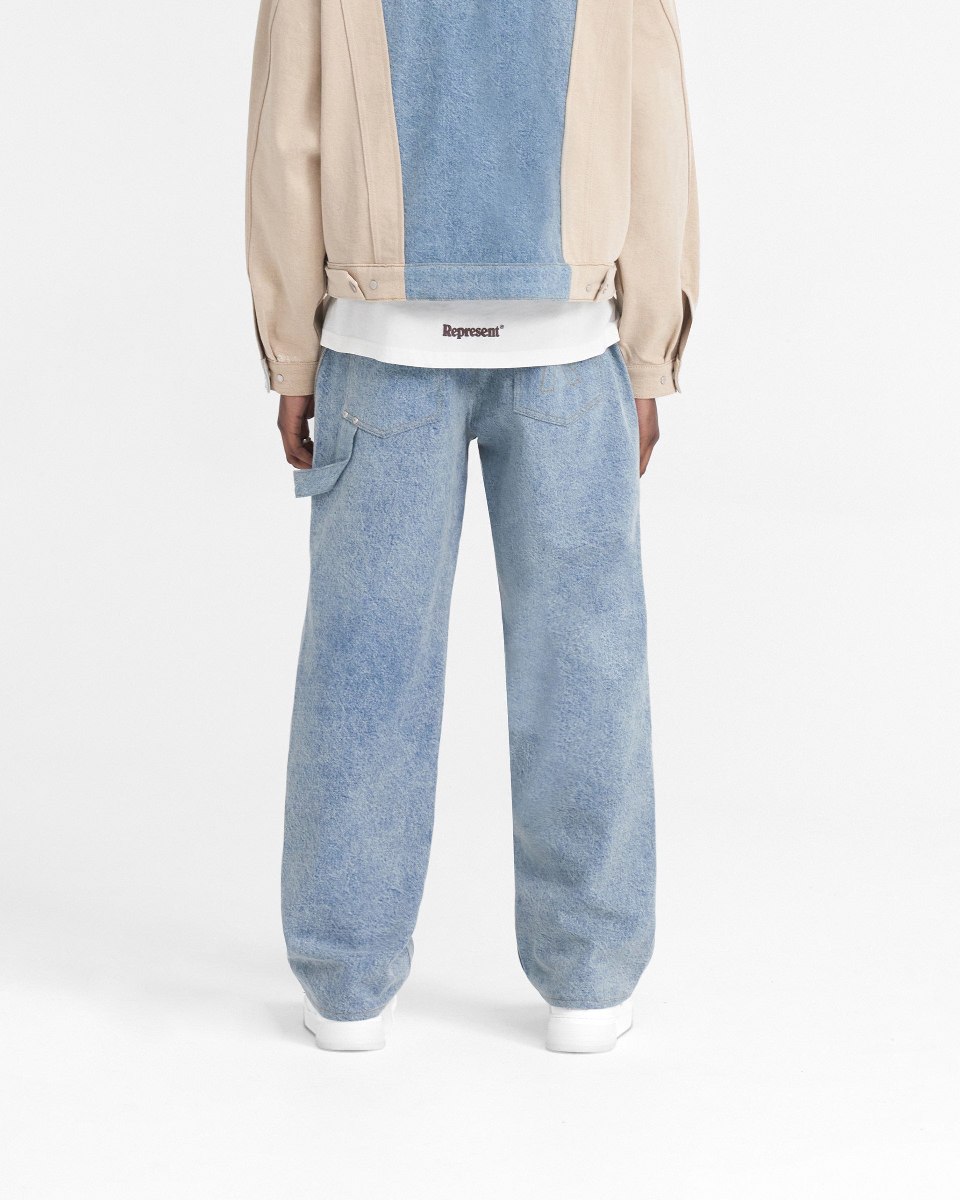 R3C-V2 Denim Carpenter à blocs de couleurs - Bleu