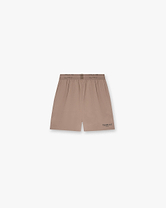 Front product image of mens dark green shorts on a plain white background | Team 247 Fused Shorts in Umber | Supima cotton shorts | 247 Shorts | Represent Clo