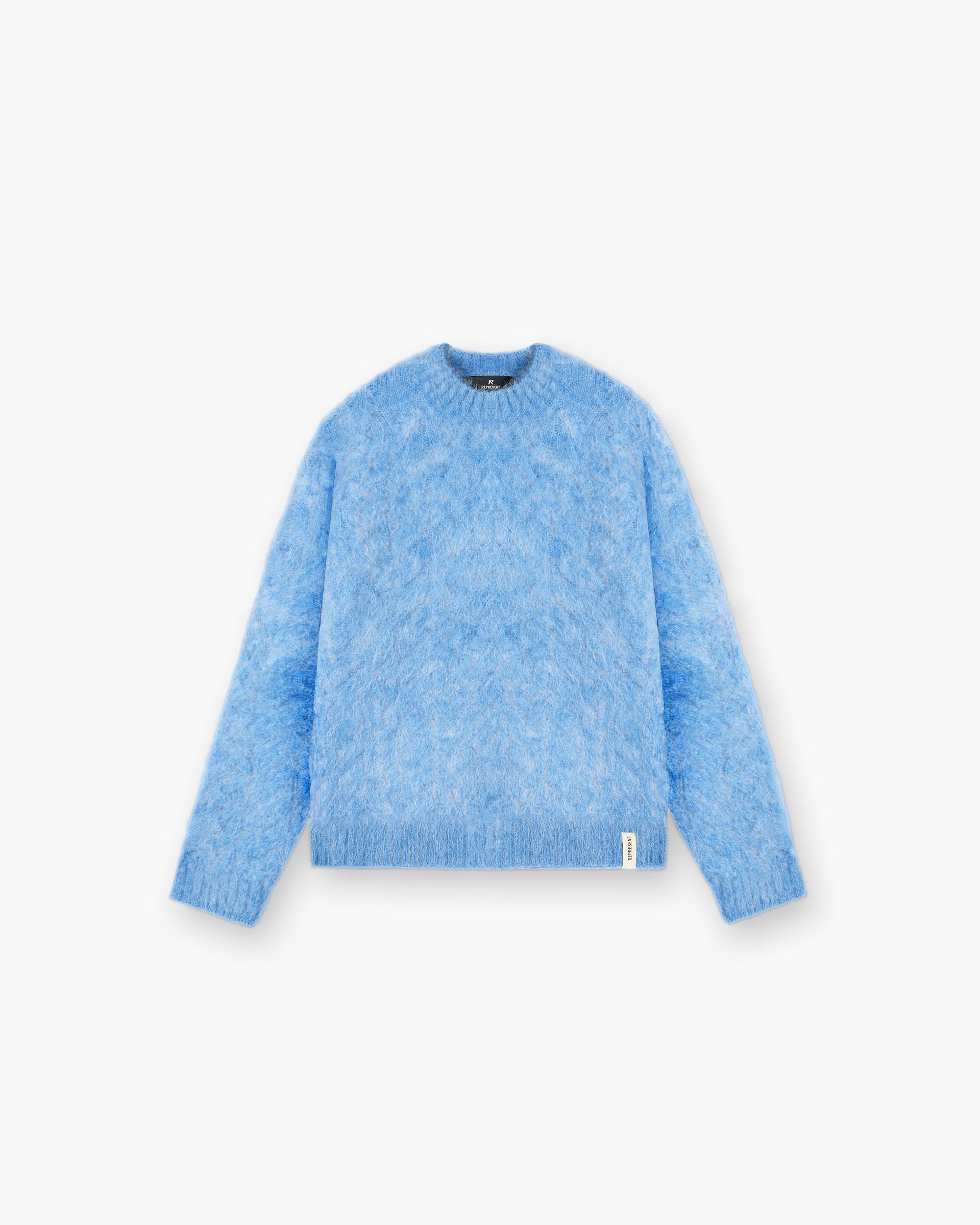 Pull en maille torsadée - Bleu électrique